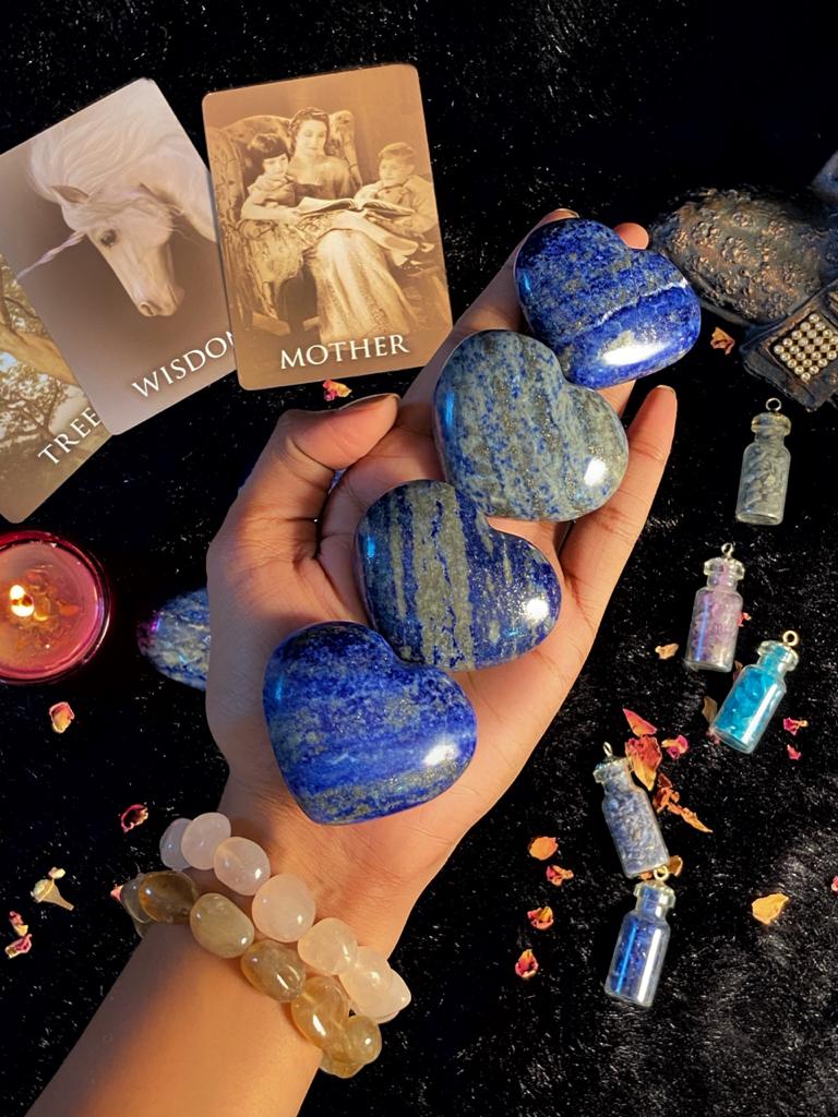 Lapis Lazuli Heart - 1 Pc | Mental Peace and Communication - Image 5