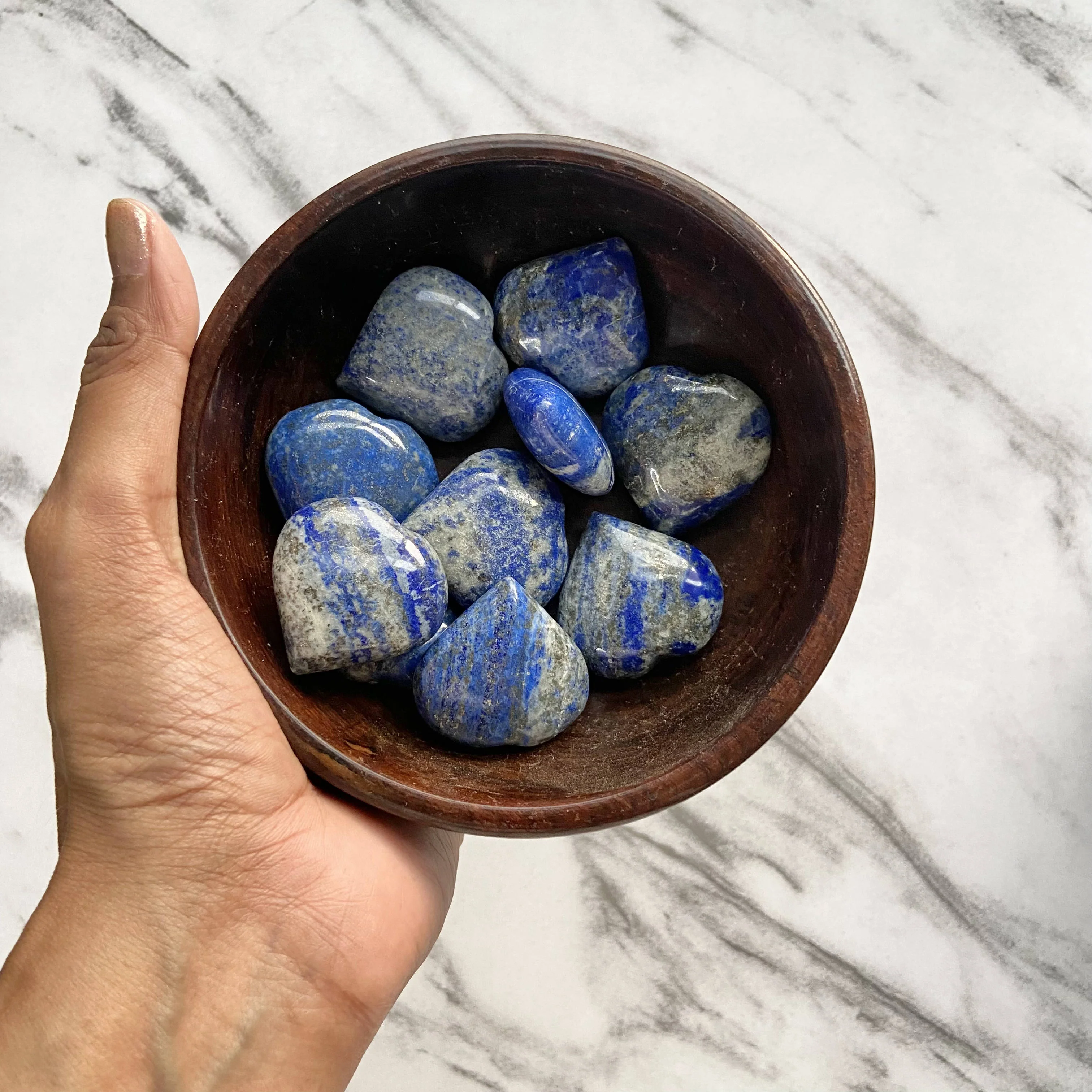Lapis Lazuli Mini Heart | Expression & Communication