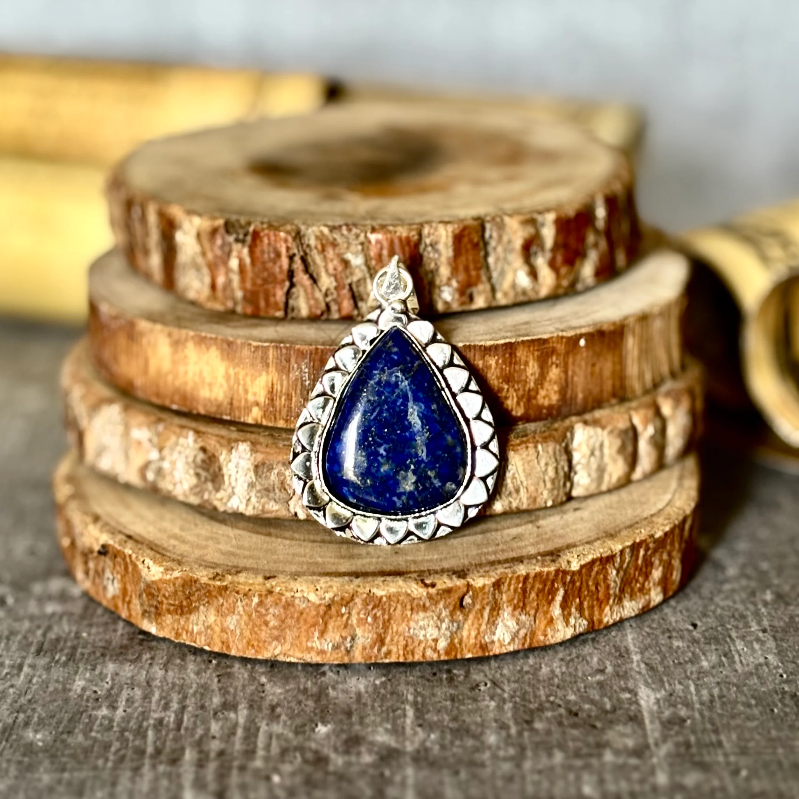 Lapis Lazuli Pendant – Wisdom & Self-Expression - Image 2