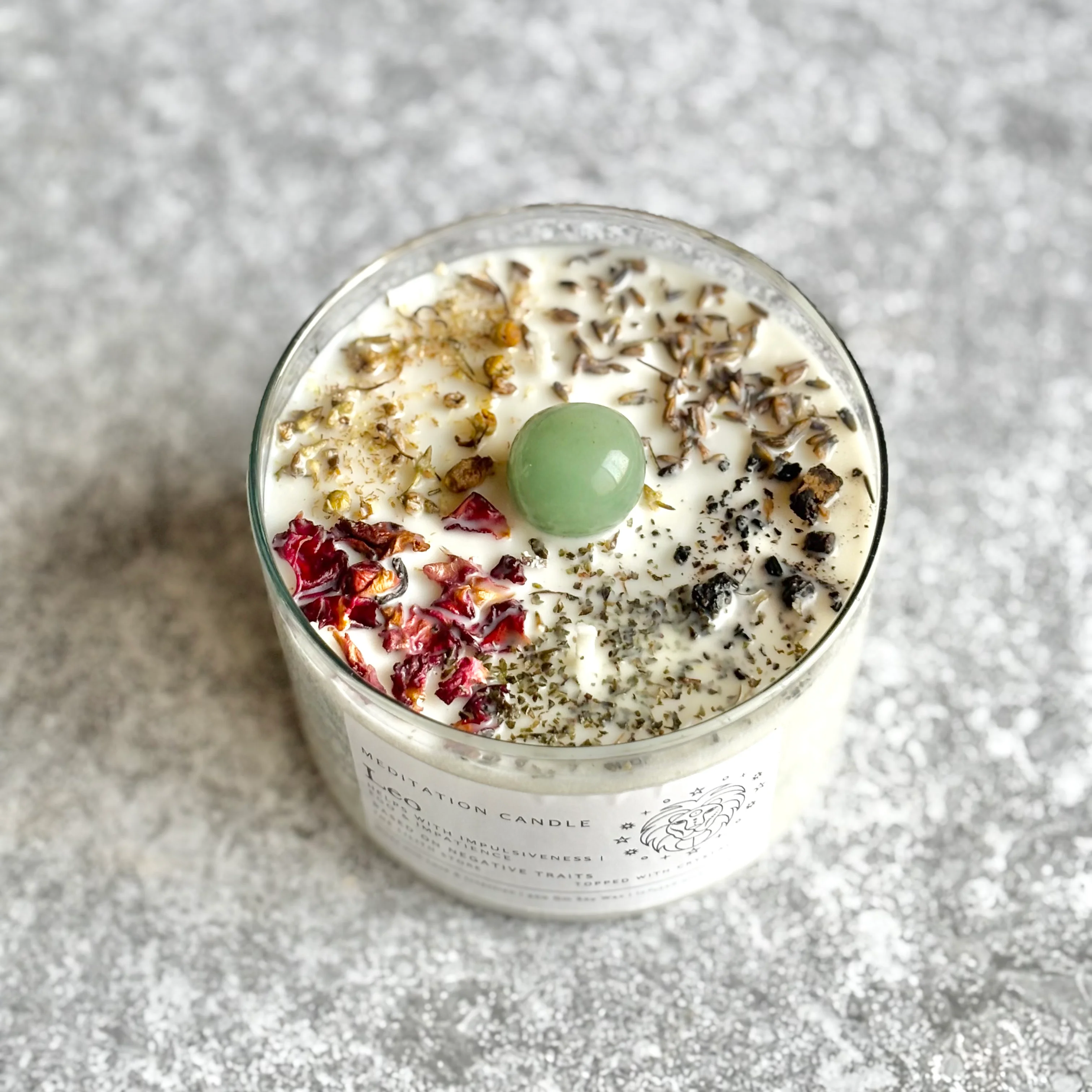 Leo Zodiac Soy Intention Candle | 400 Gm - Image 3