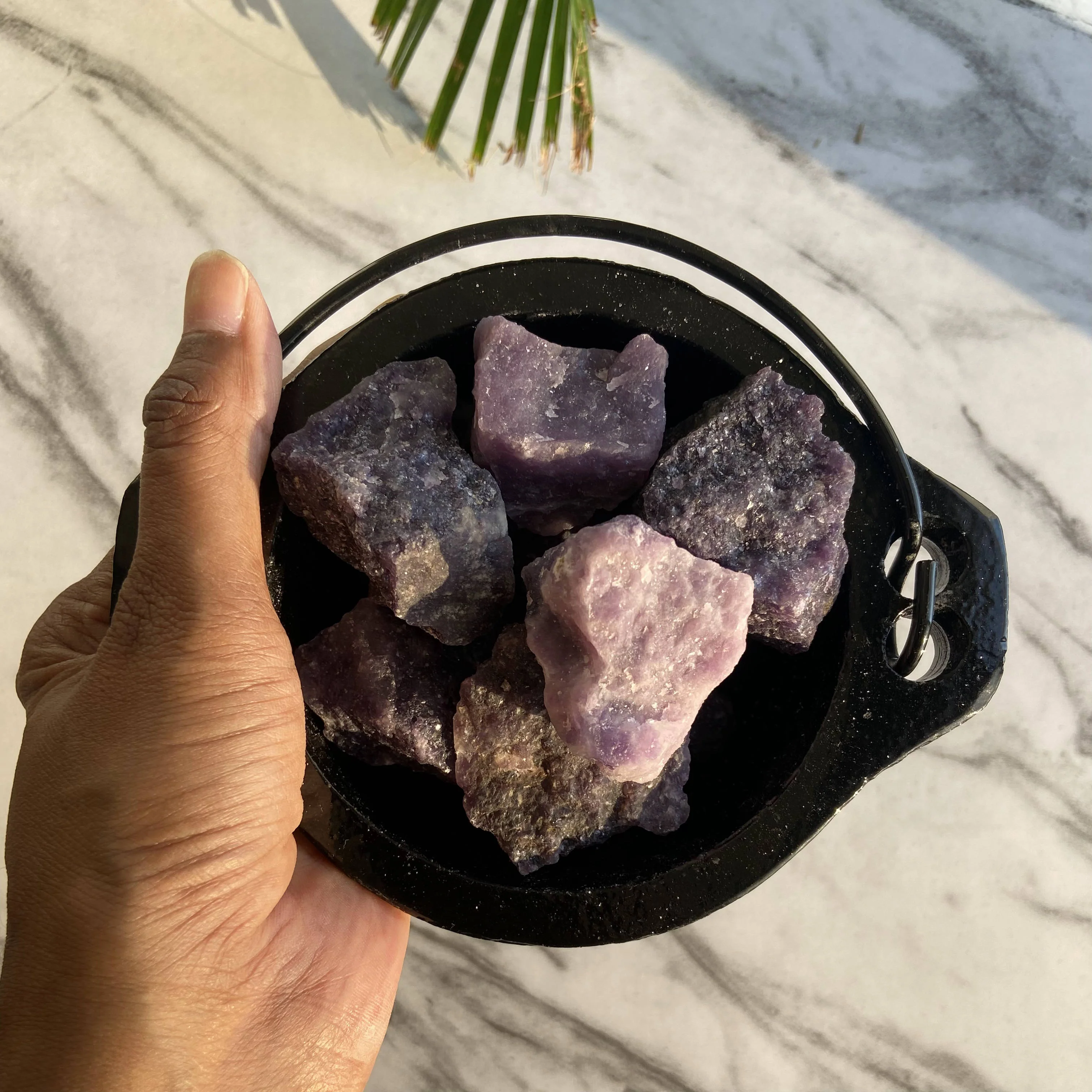 Lepidolite Raw Stone | Helps discover Personal Purpose & Success