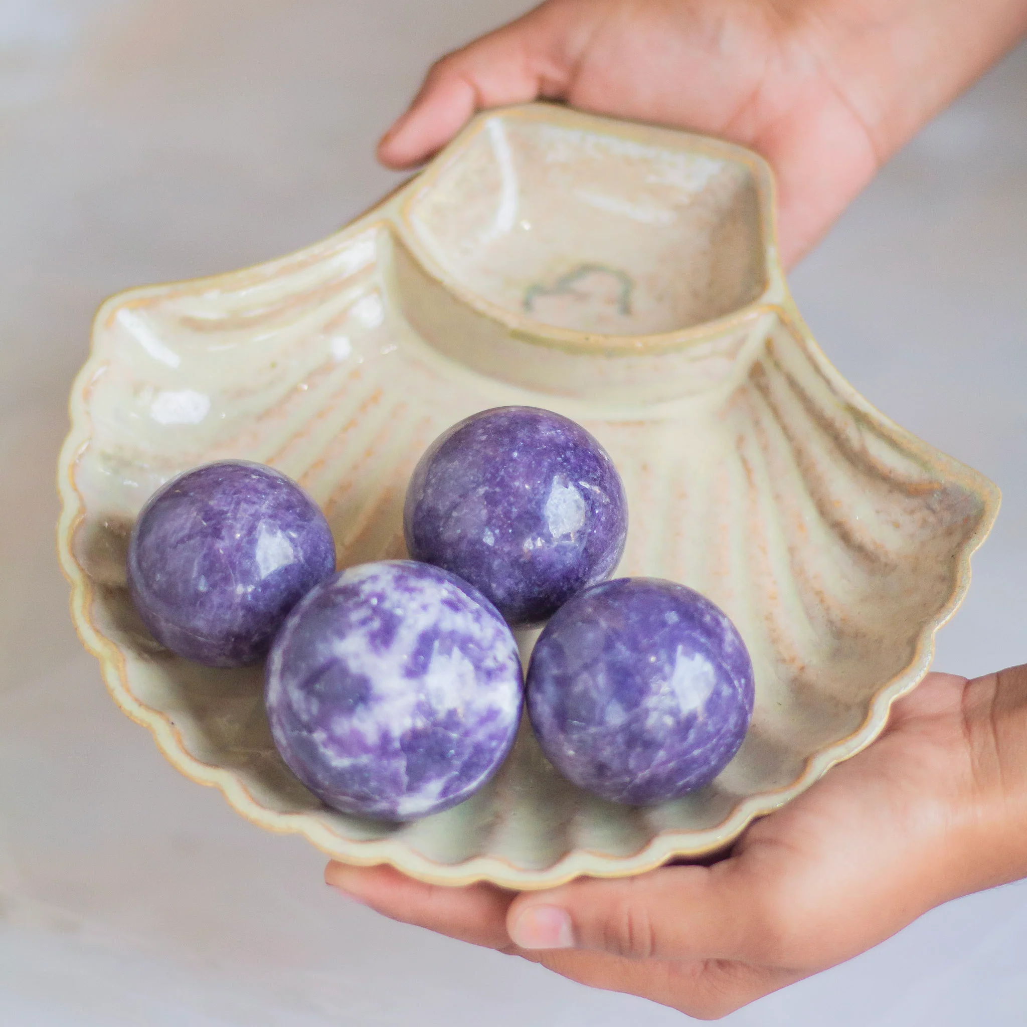 Lepidolite Spheres | Helps discover Personal Purpose & Success - Image 6