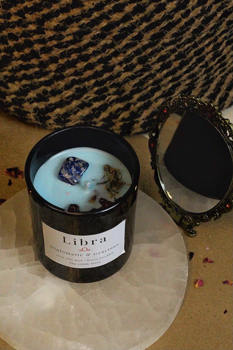 Libra Zodiac Scented Soy Candle - 170 Gm - Image 4
