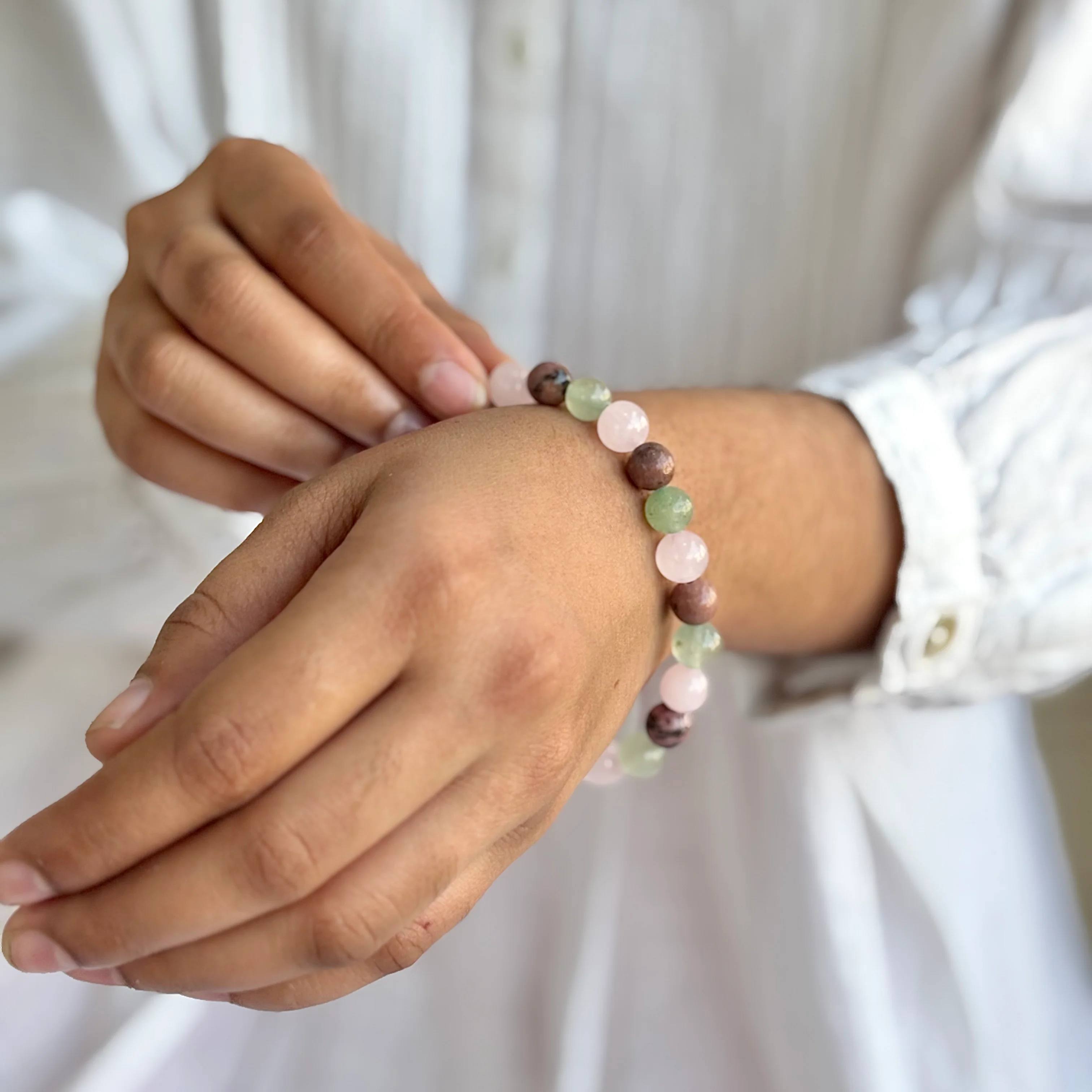 Love & Emotional Balance - 8mm Bead Bracelet | Combination Bracelet Series - Image 2