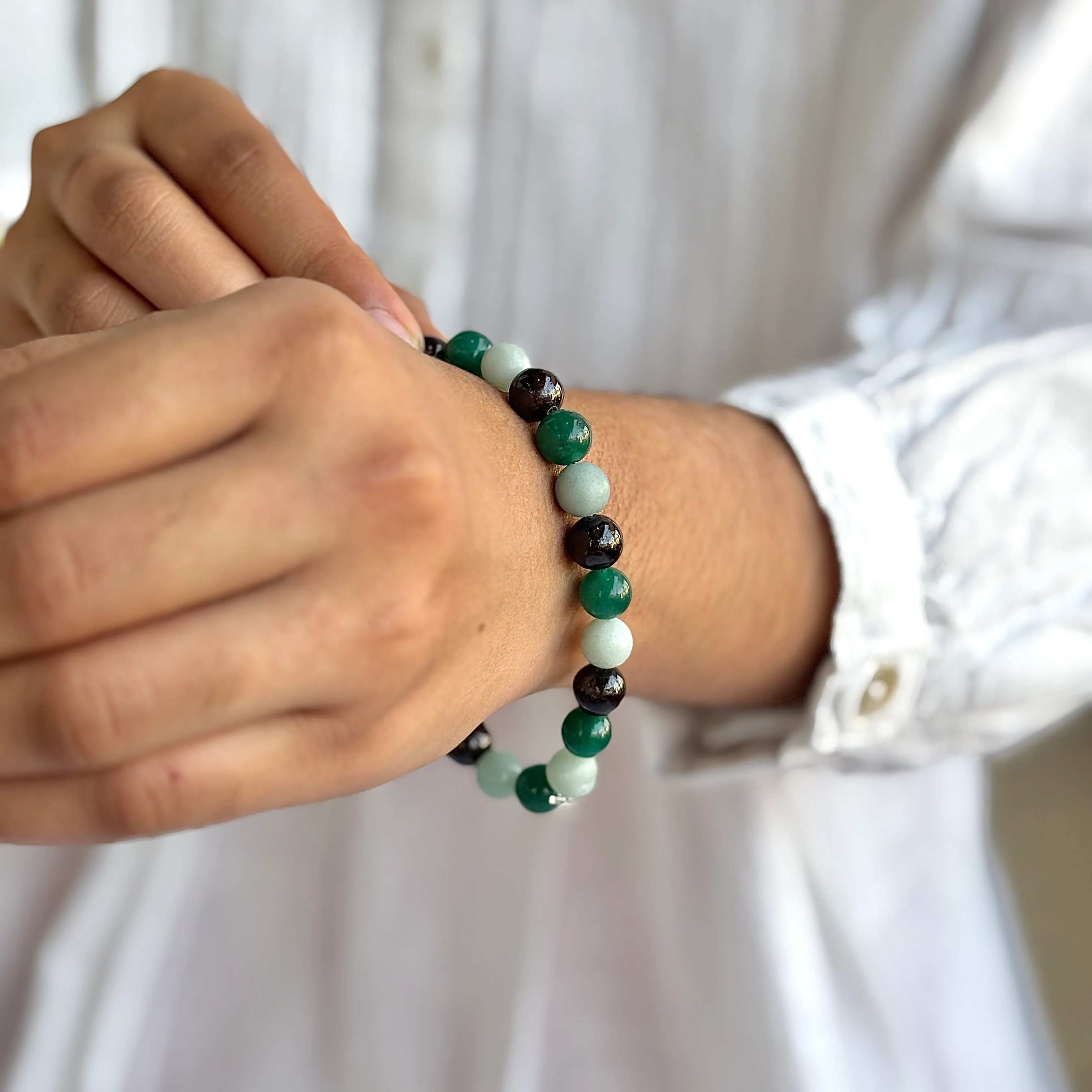 Luck & New Beginnings - 8mm Bead Bracelet | Combination Bracelet Series - Image 2