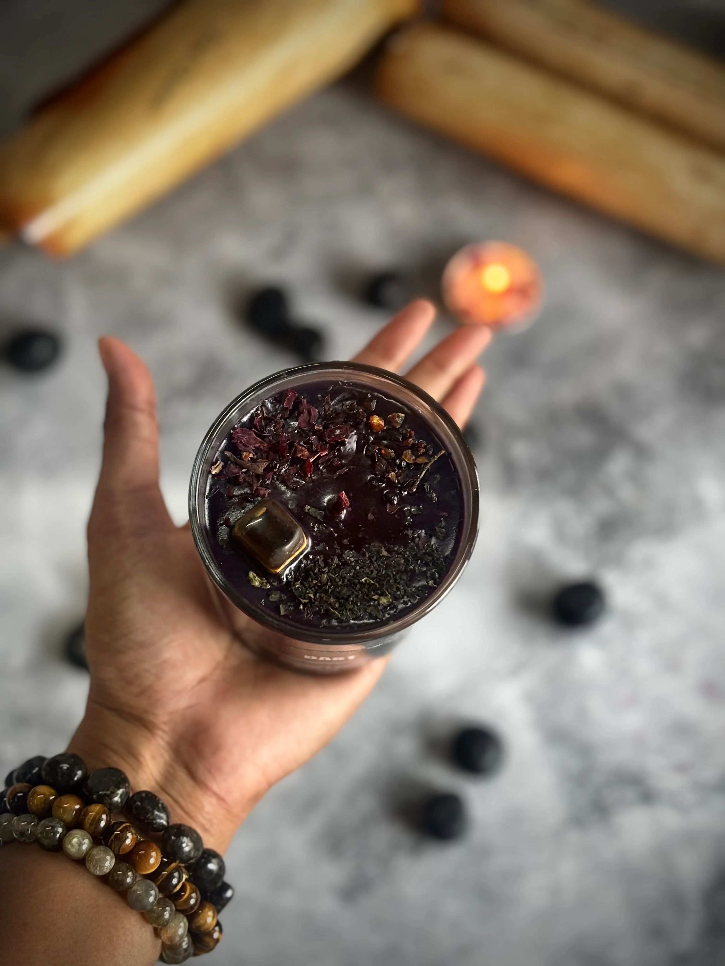 Bast Altar Candle – 200 g Scented Soy Wax Jar Candle for Ritual & Devotion - Image 8