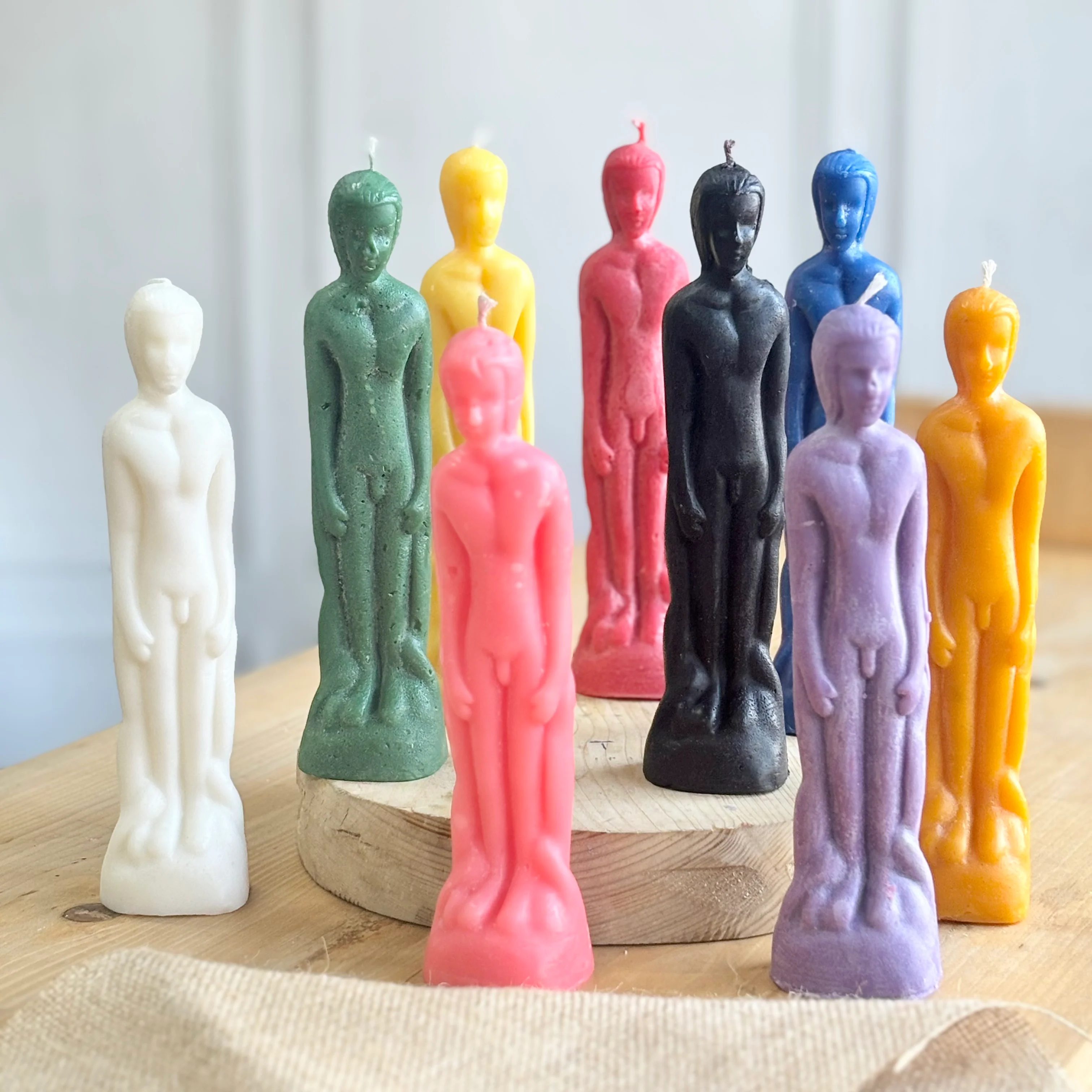 Male Figurine Soy Candle | Colour Option Available