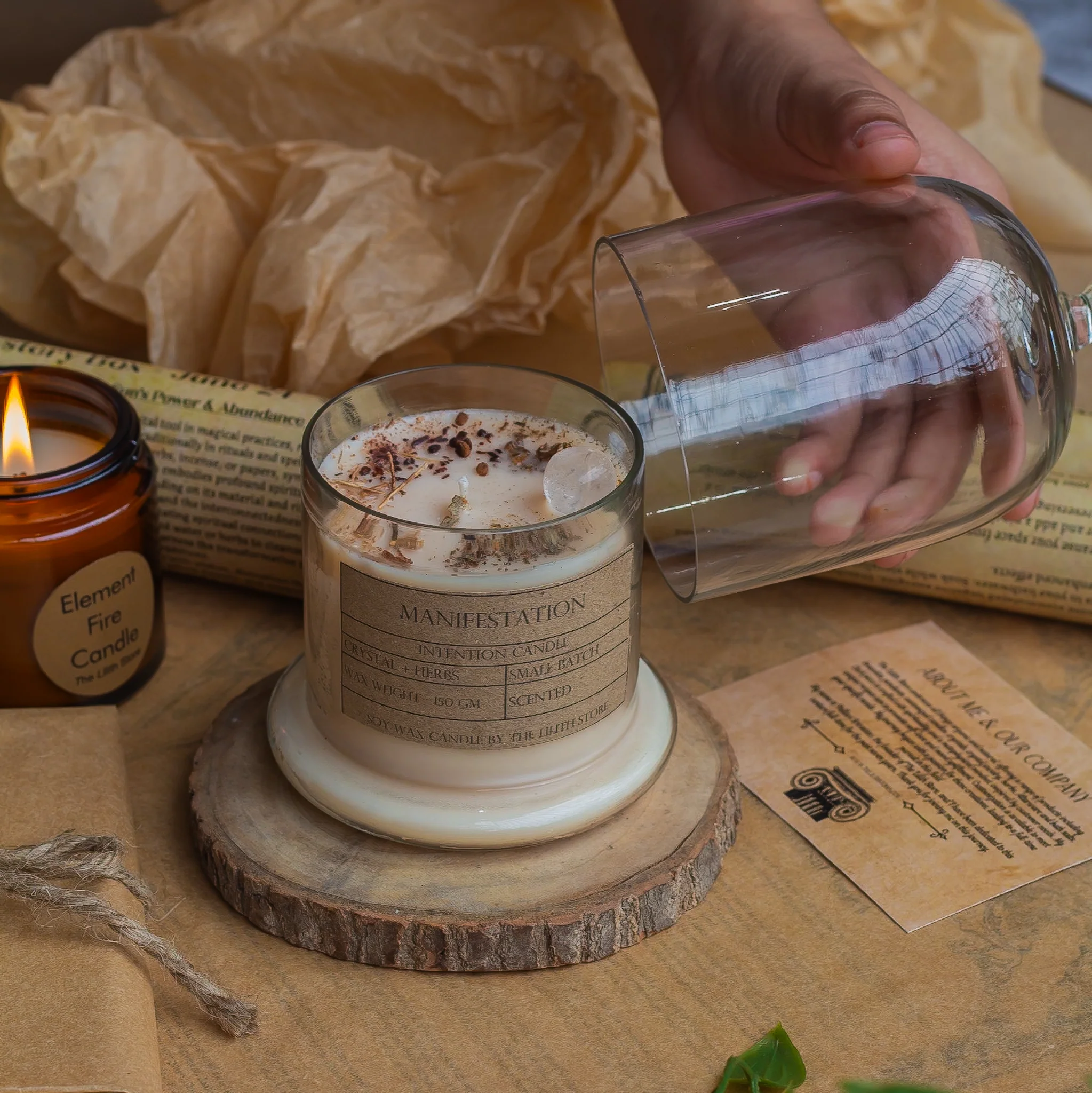 Manifestation Intention Candle | Ritual Candle - Image 2