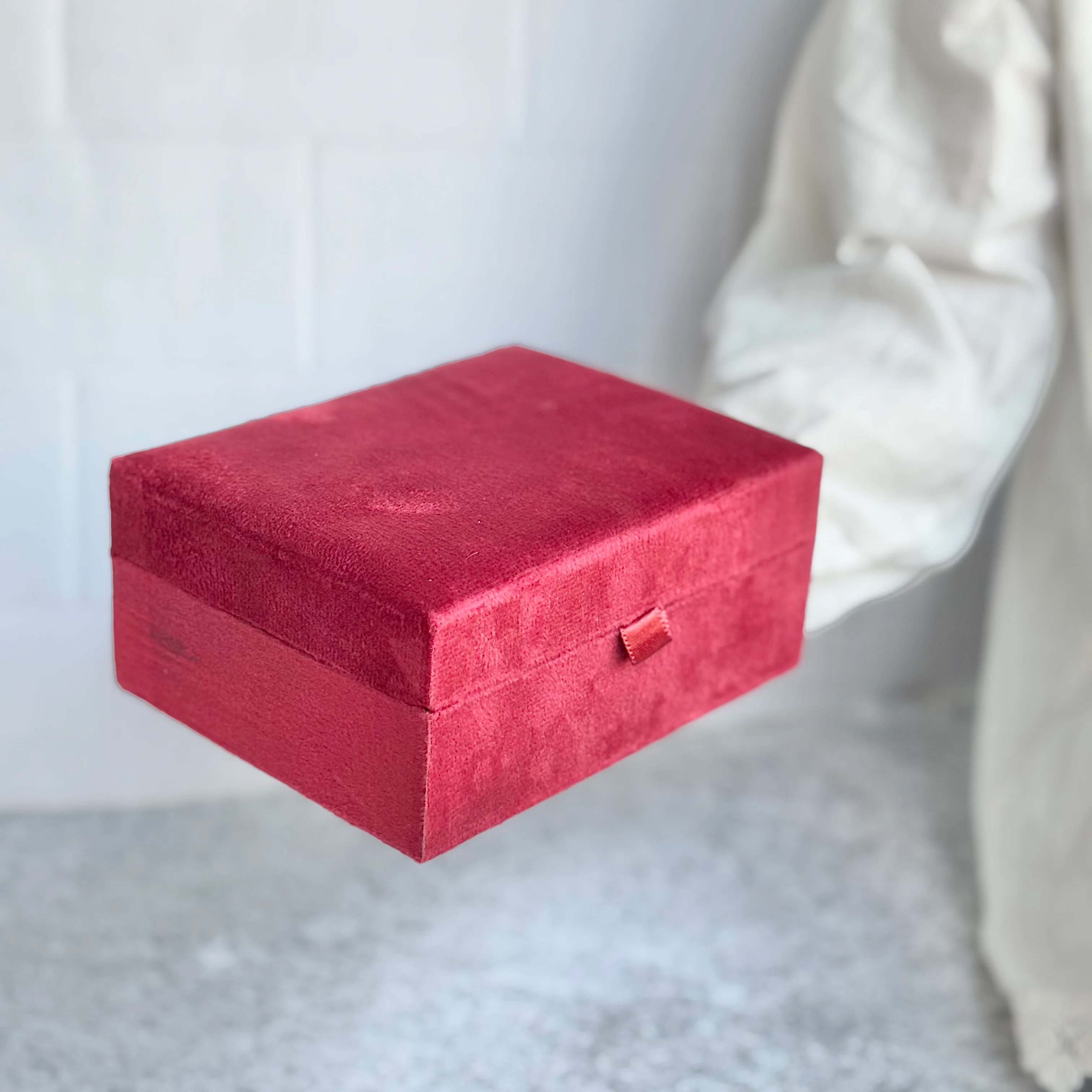 MDF Wooden Velvet Box | Perfect for Storing Tarot Cards and Crystals | Small - Image 2