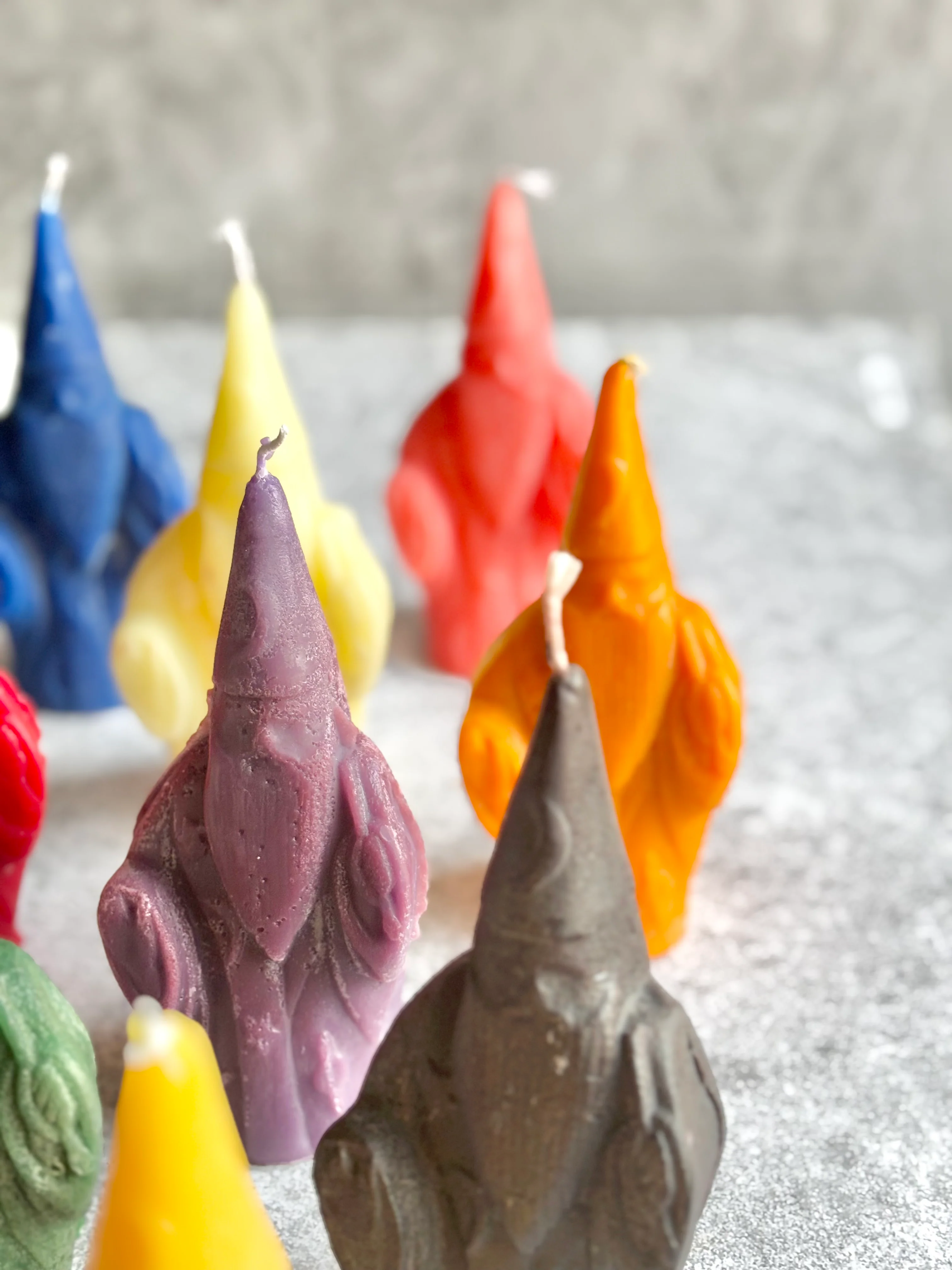 Merlin Beeswax Candle | Colour Option Available - Image 3