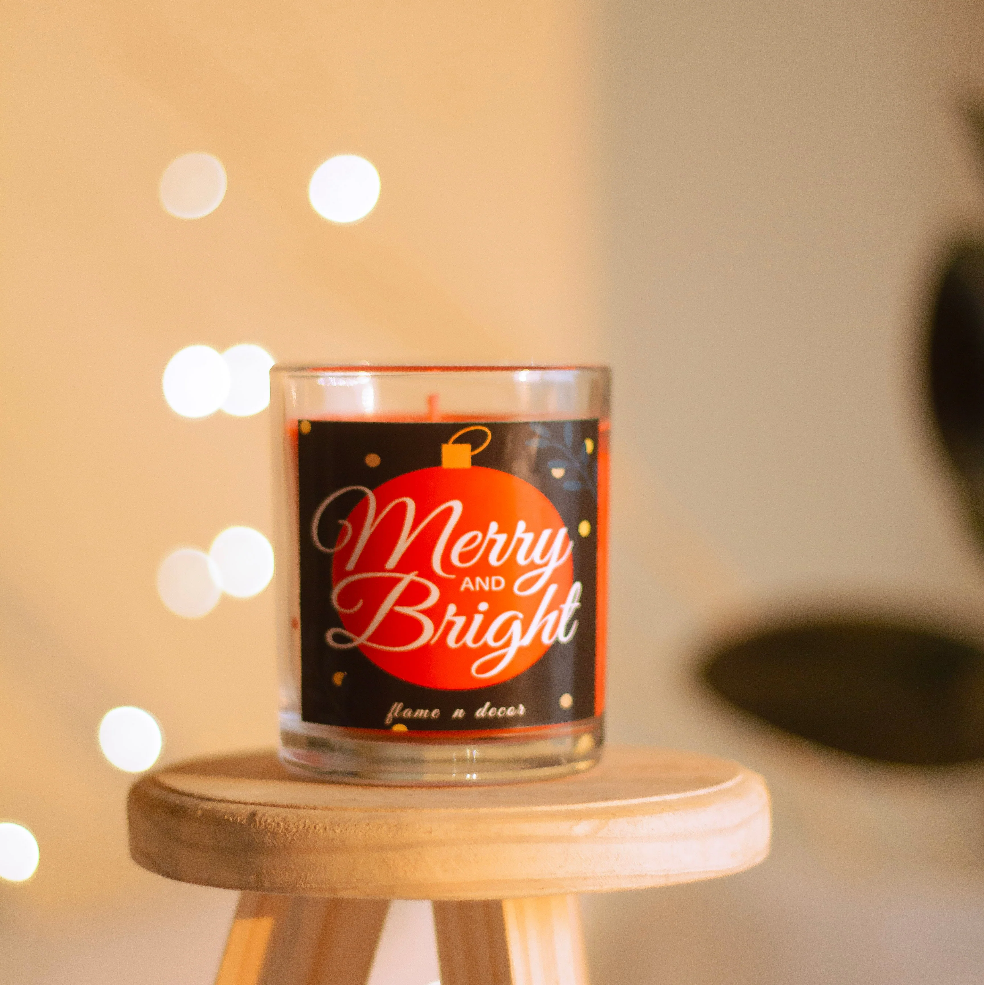 Merry & Bright Soy Scented Candle - Image 3