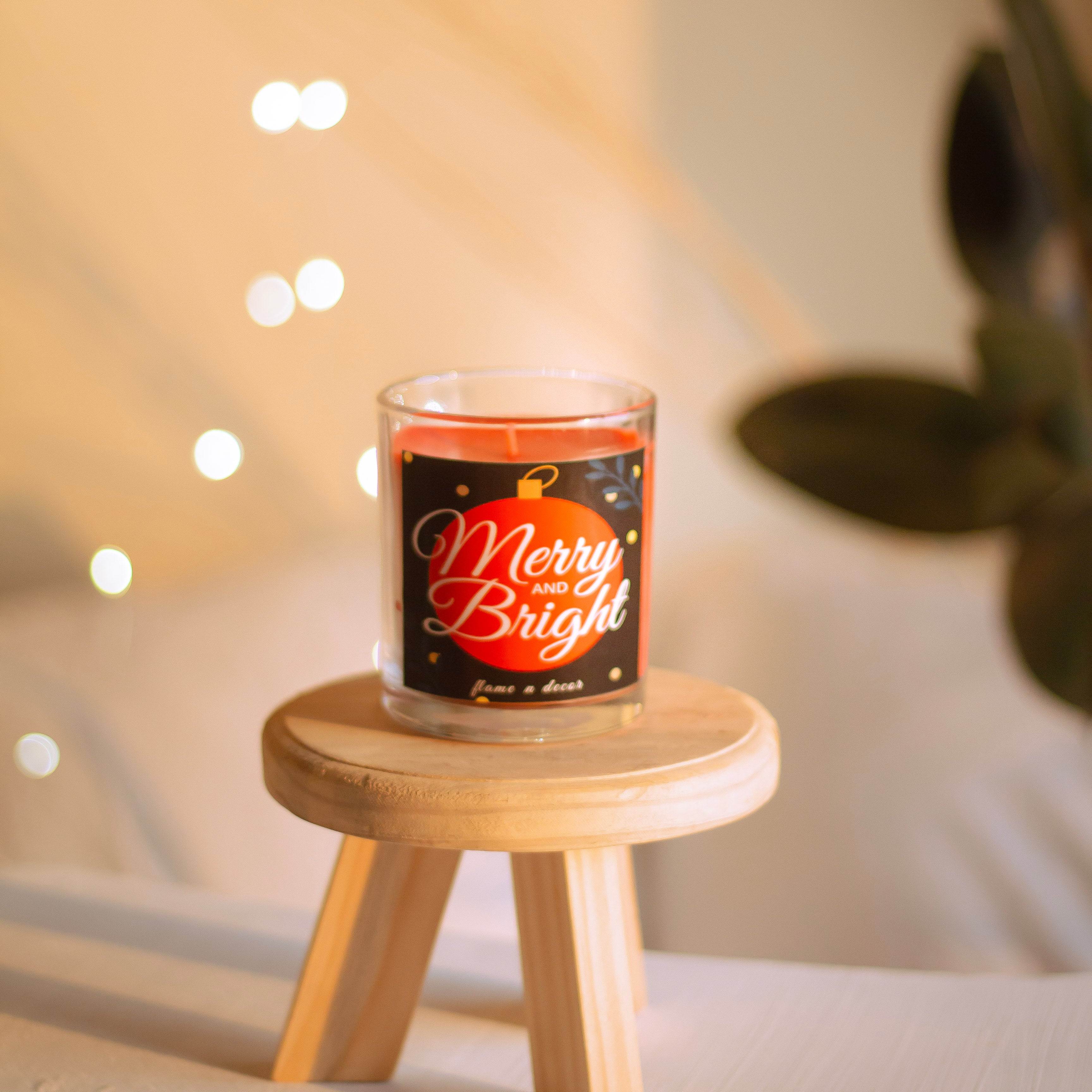 Merry & Bright Soy Scented Candle - Image 4