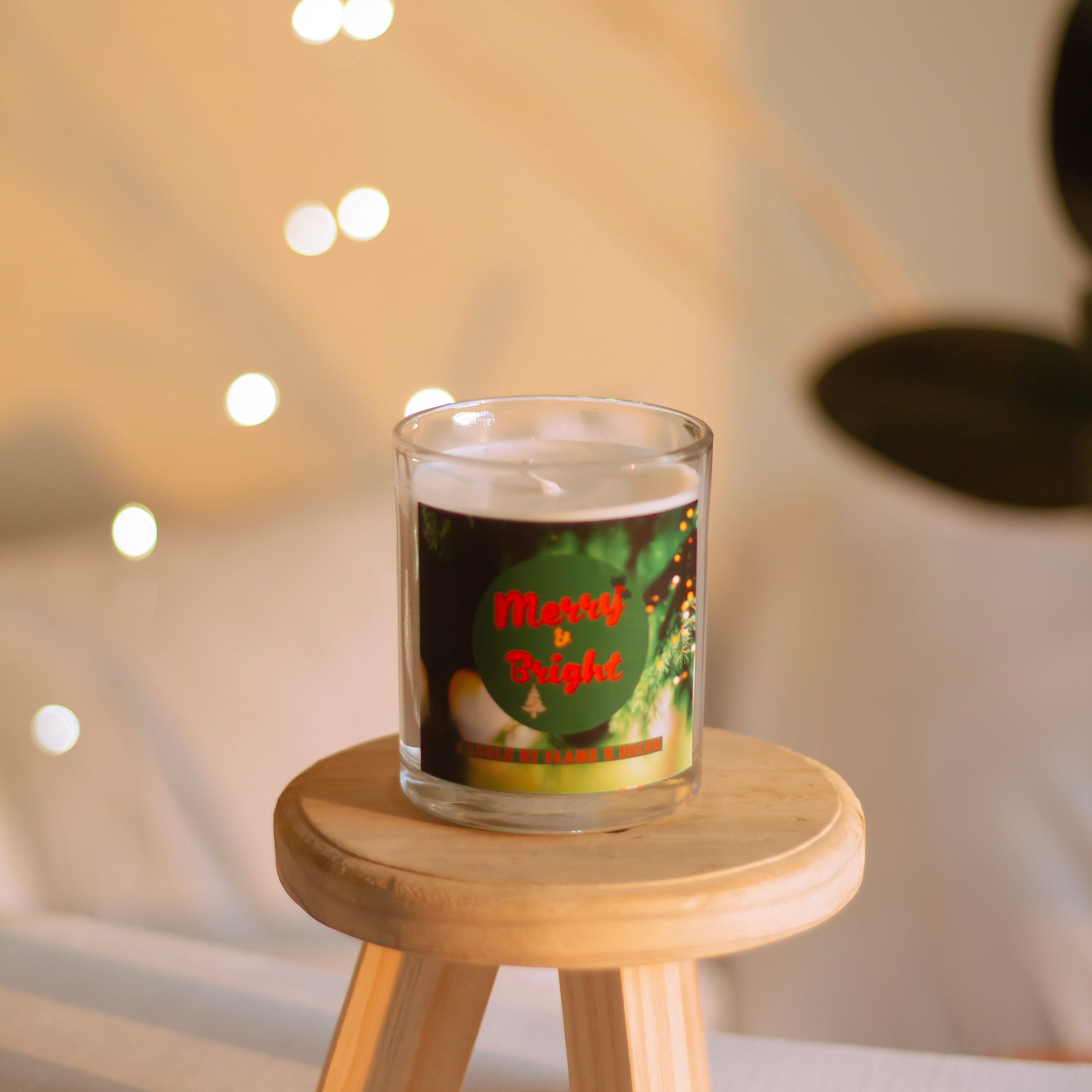 Merry & Bright Soy Scented Candle - Image 3