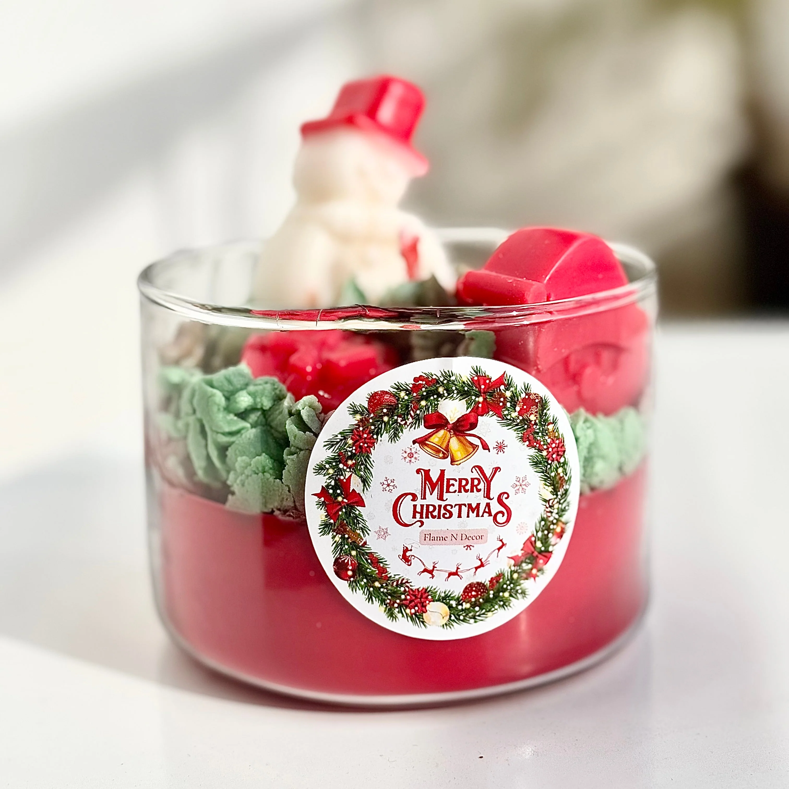 Designer Soy wax Scented Candle | Dessert Candle - Image 2