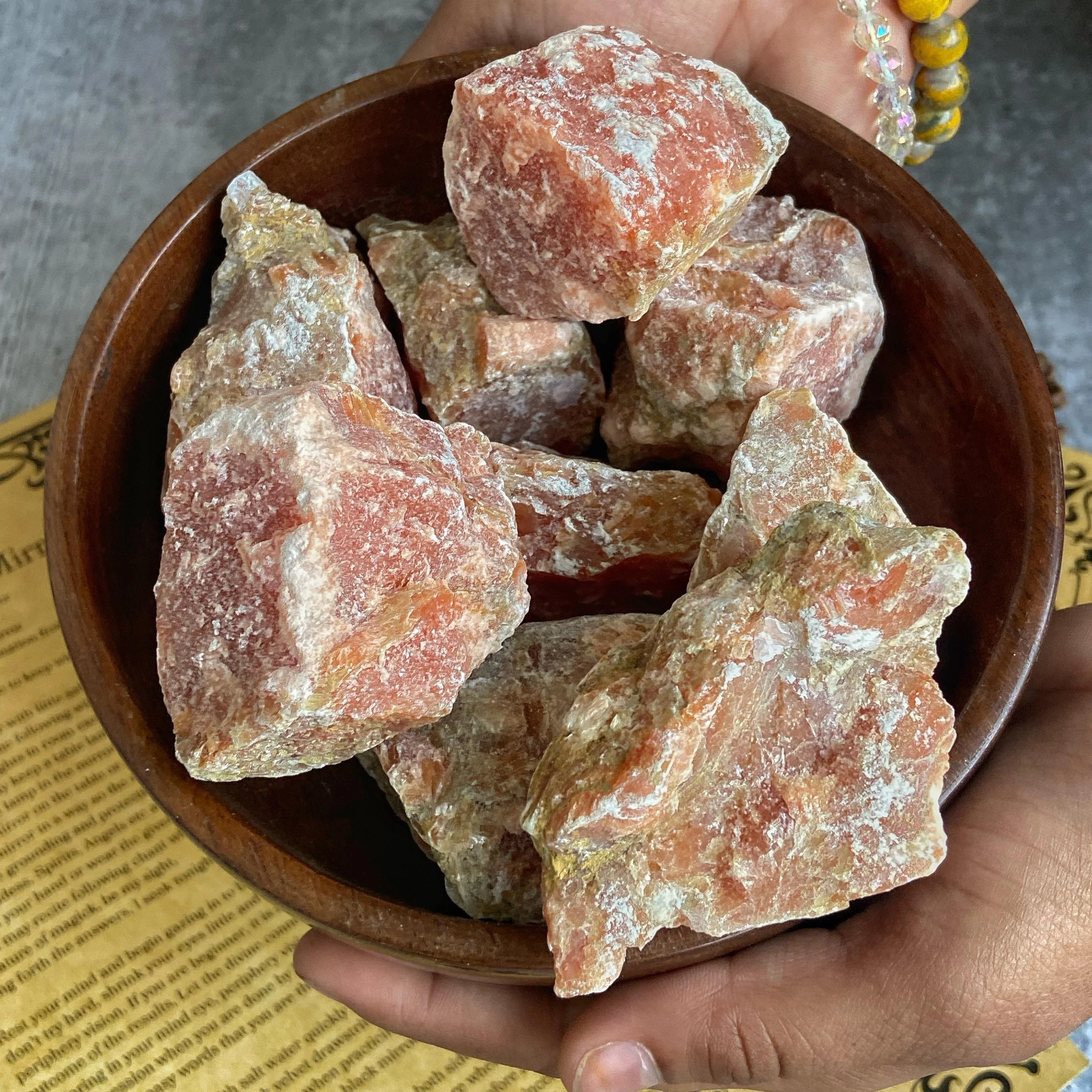 Orange Calcite Raw Stone Chunk | Clears Stagnant Energies & Promotes Spiritual Growth - Image 4