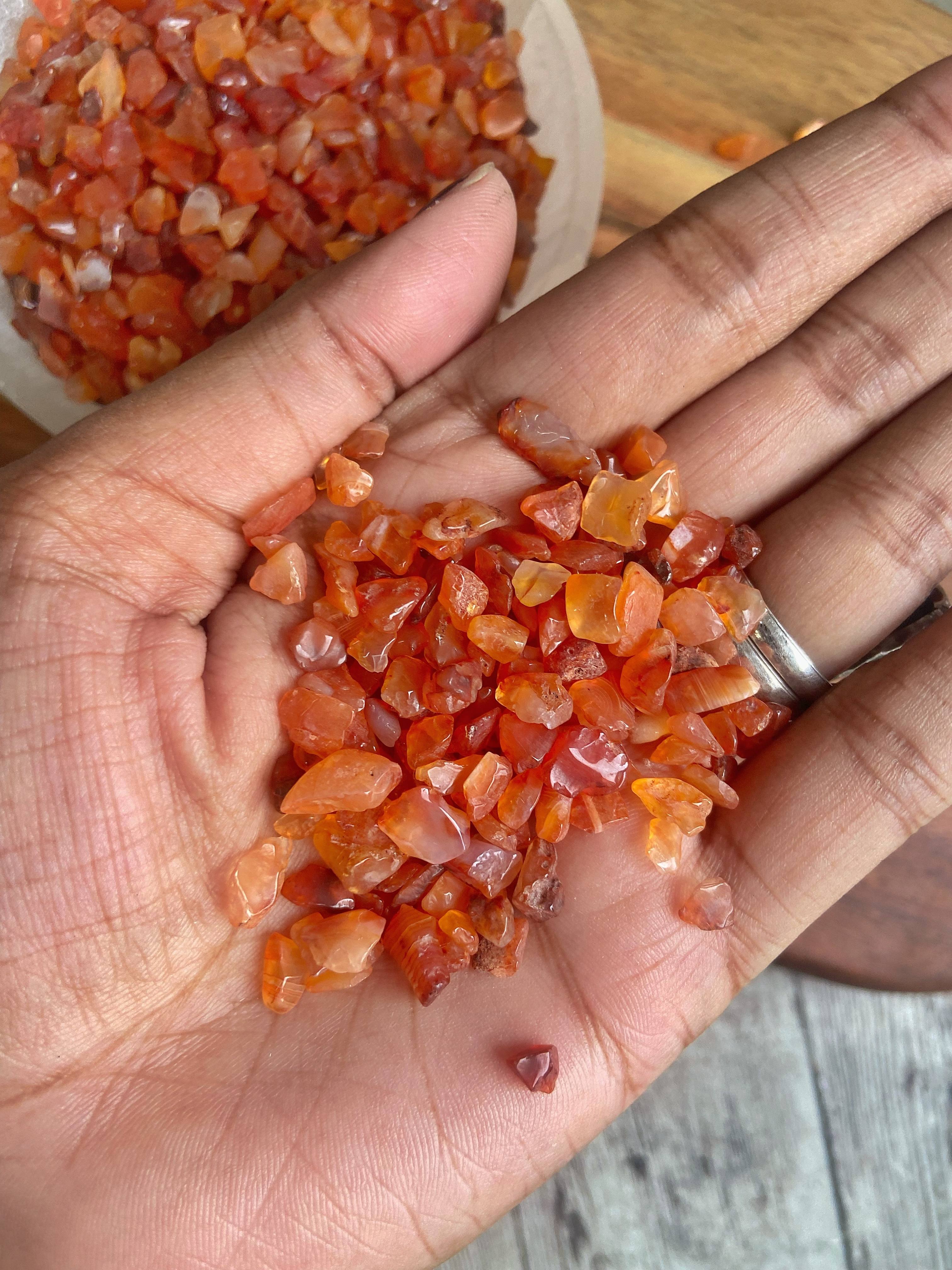 Orange Carnelian Chips - 100 Gm | Stone of Creativity & Opportunity - Image 4