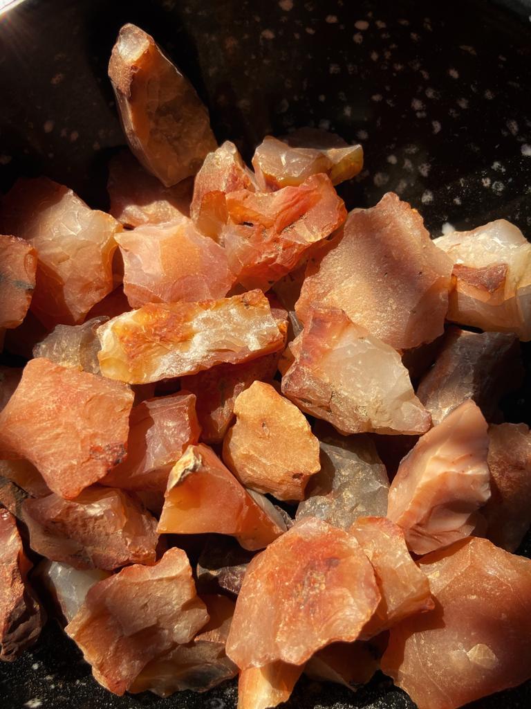 Orange Carnelian Raw Stone -Motivation & Creativity | Opportunities & Courage - Image 5