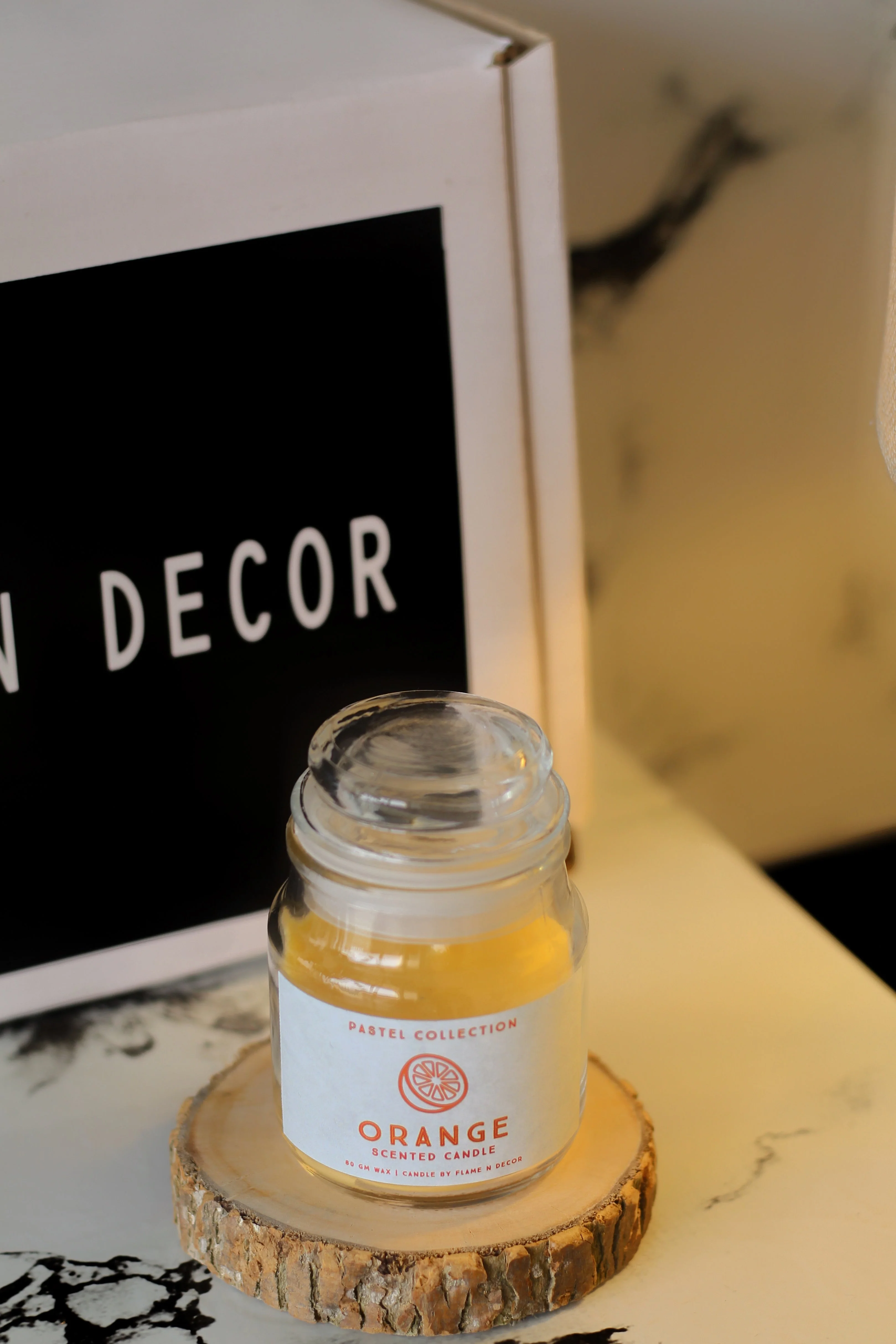 Orange Cookie Jar Candle set of 2 - Image 4