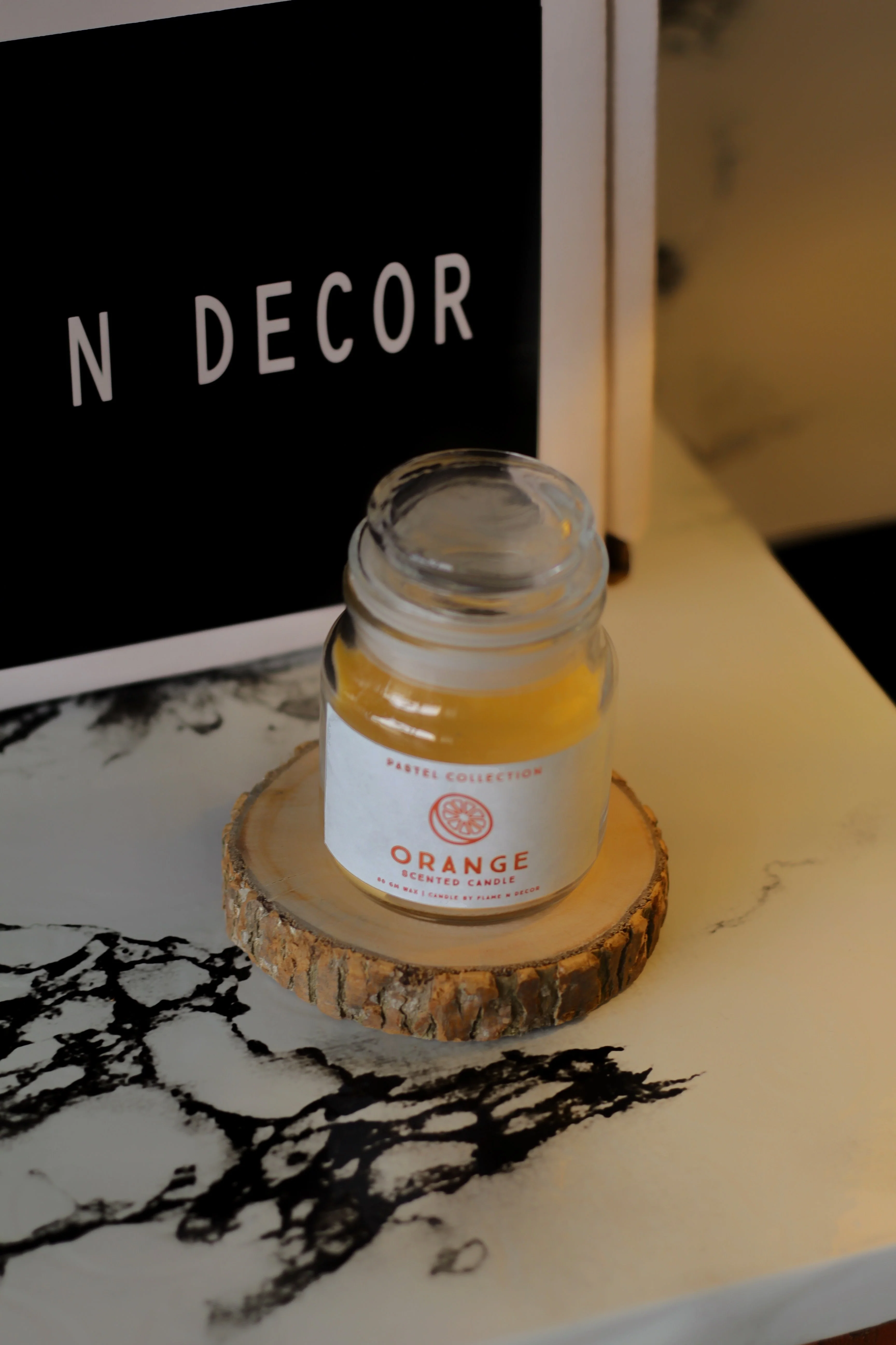 Orange Cookie Jar Candle set of 2 - Image 5