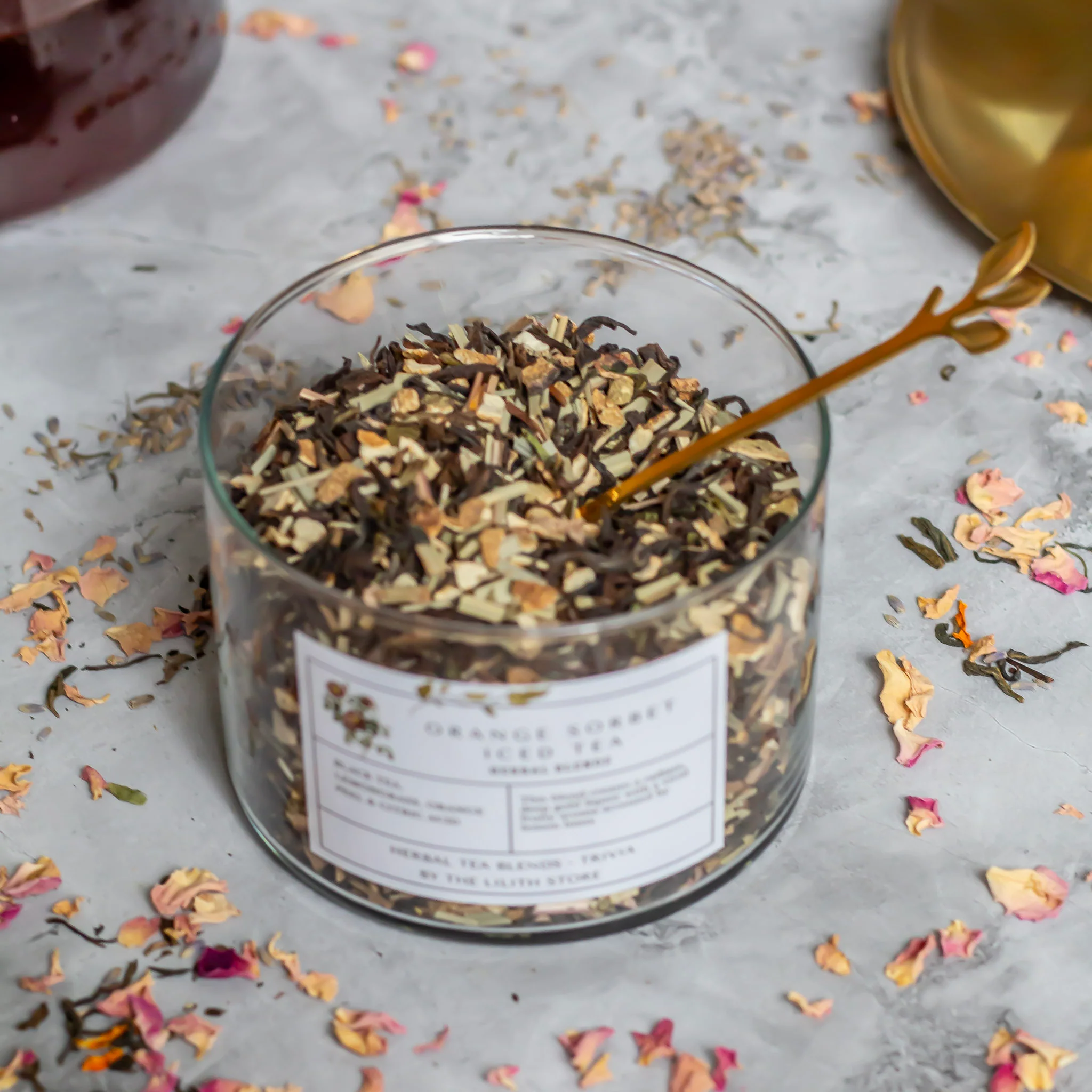 Orange Sorbet Iced Tea Herbal Blend - 100 Gm | Cleansing & Energizing - Image 2