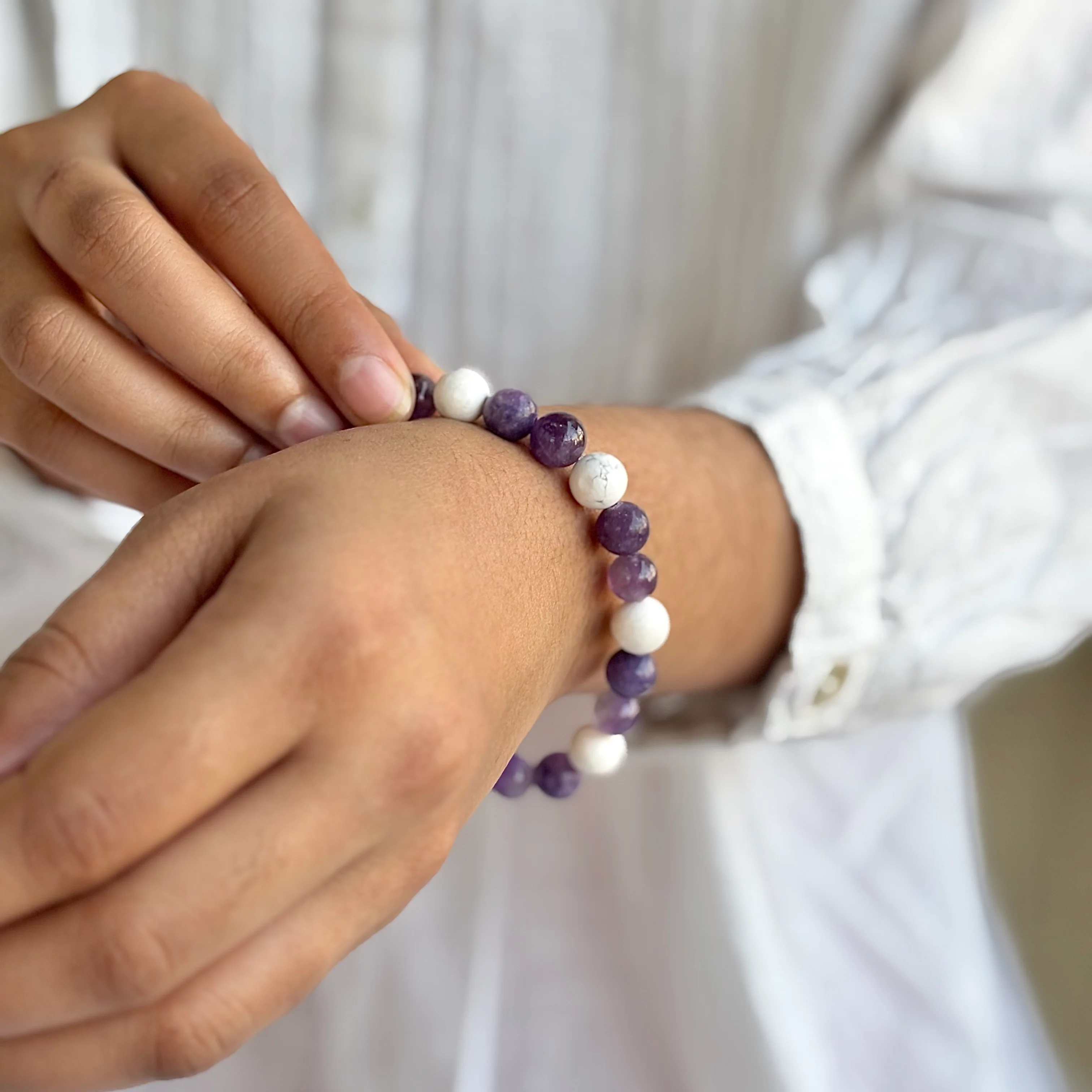 Peaceful & Dream Divination - 8mm Bead Bracelet | Combination Bracelet Series