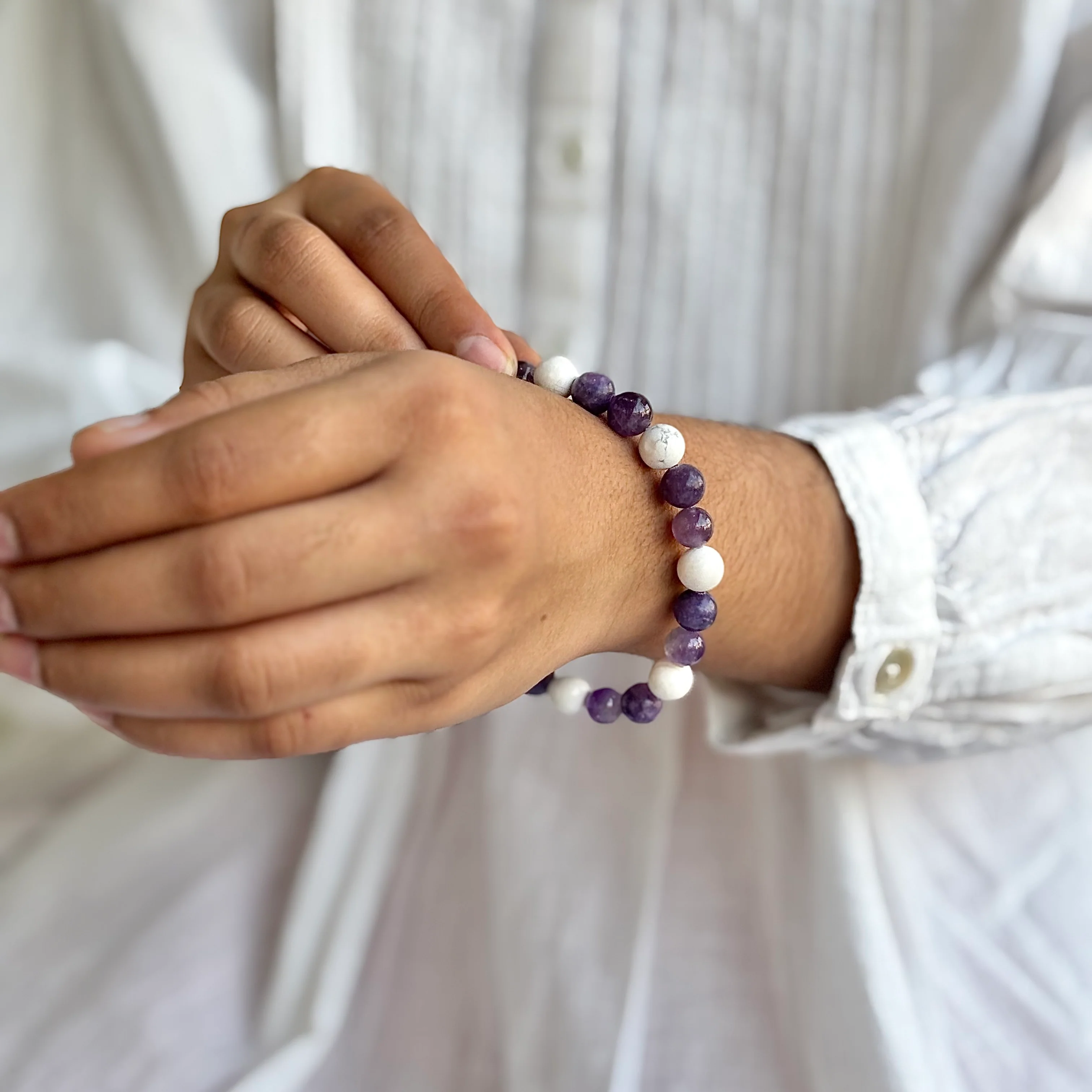 Peaceful & Dream Divination - 8mm Bead Bracelet | Combination Bracelet Series - Image 2