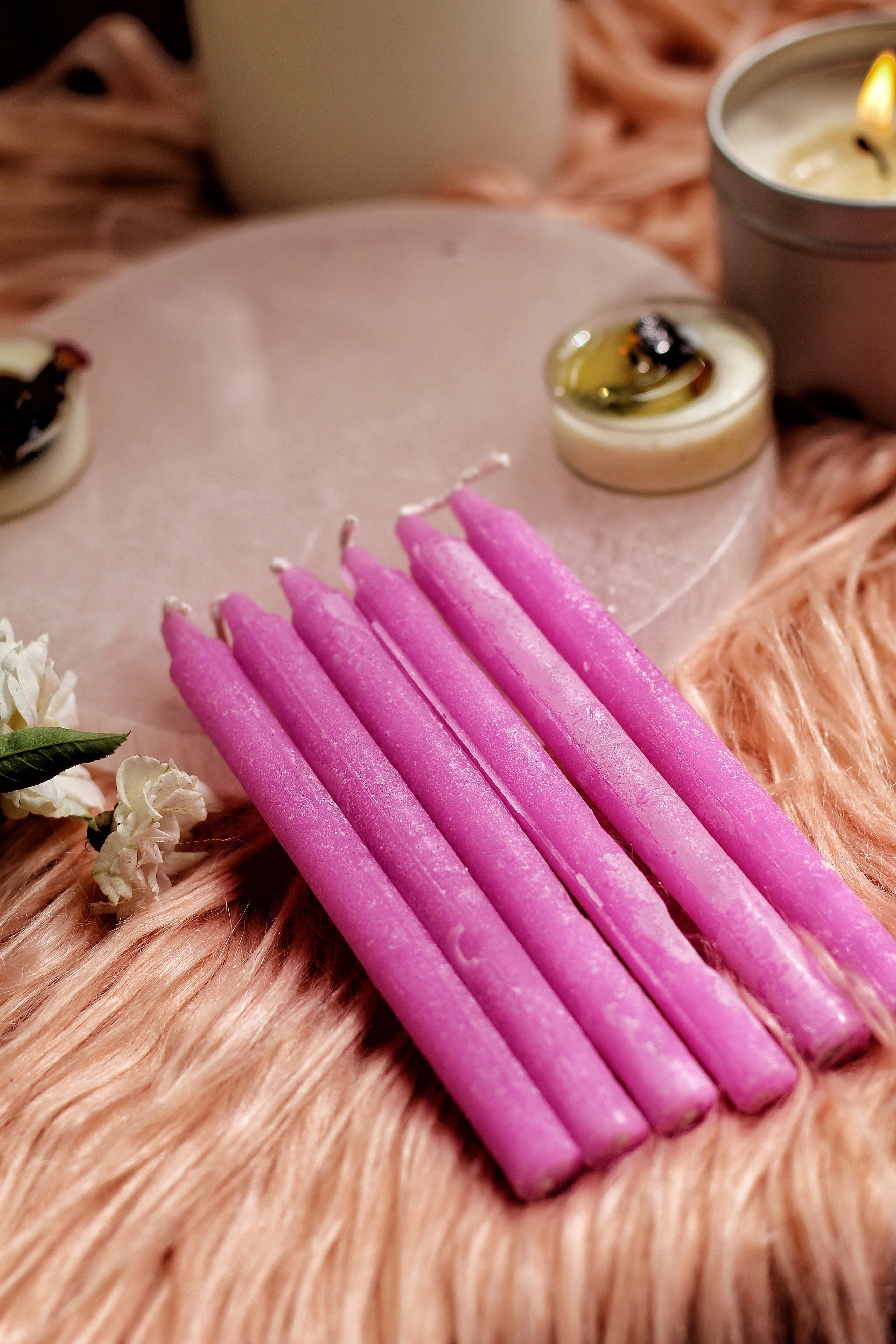 Pink Chime Paraffin Candle| Pencil Candle - Pack of 25 - Image 6