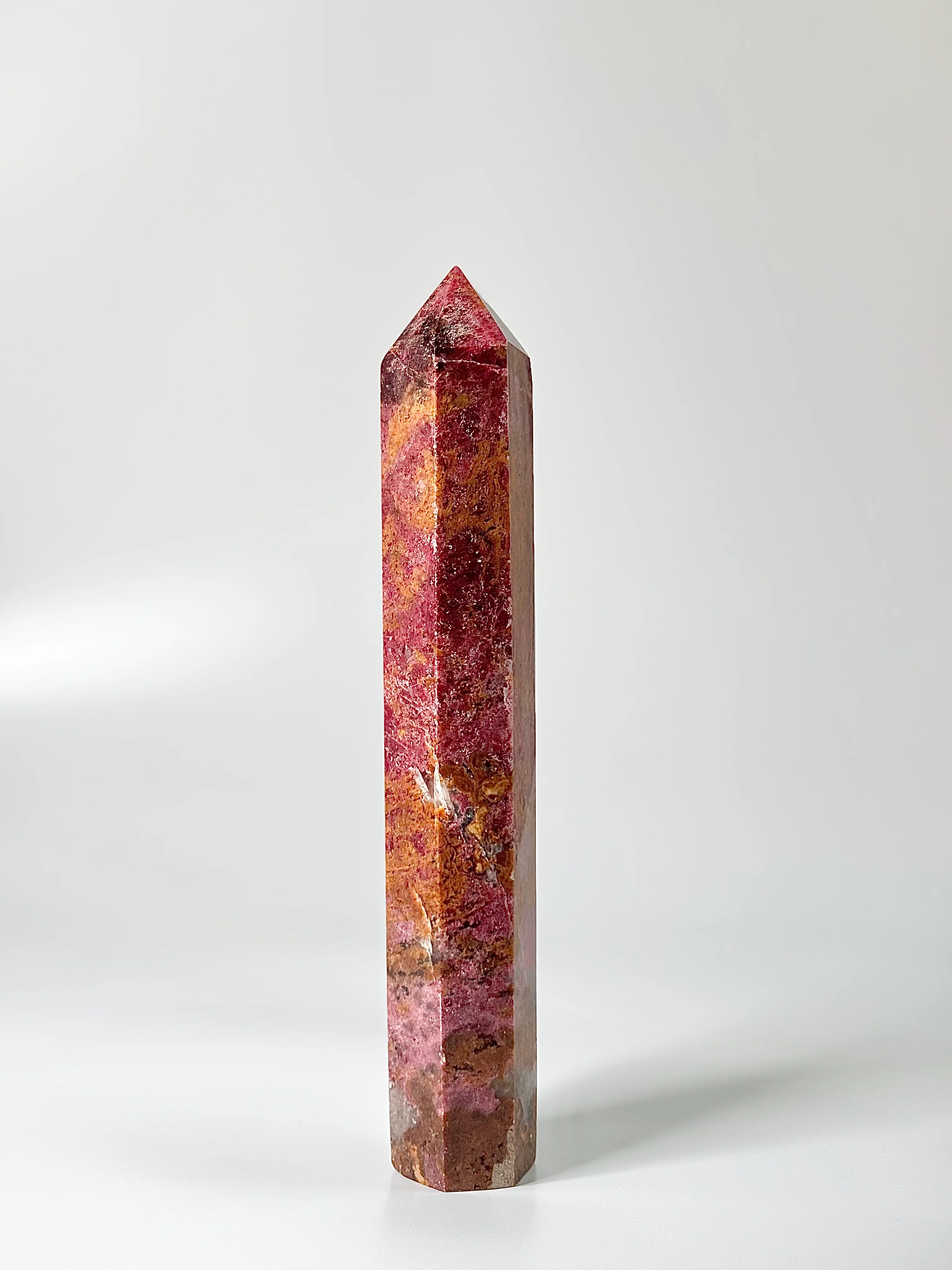 Super Pink Rhodonite Tower 1.3 Kg – Emotional Healing & Heart Alignment - Image 2
