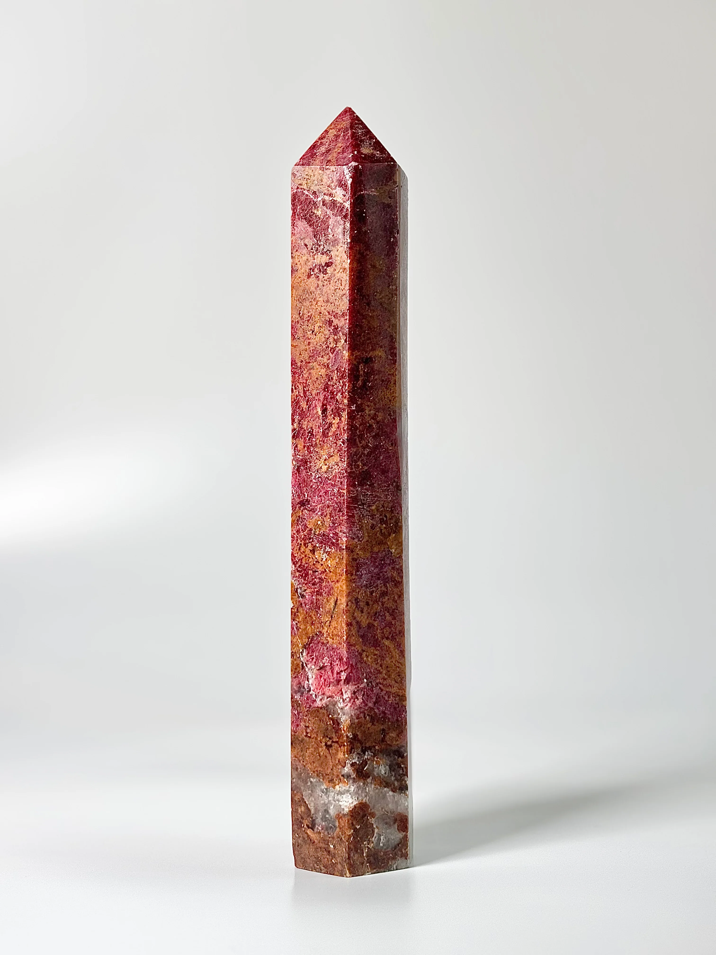 Super Pink Rhodonite Tower 1.3 Kg – Emotional Healing & Heart Alignment - Image 3