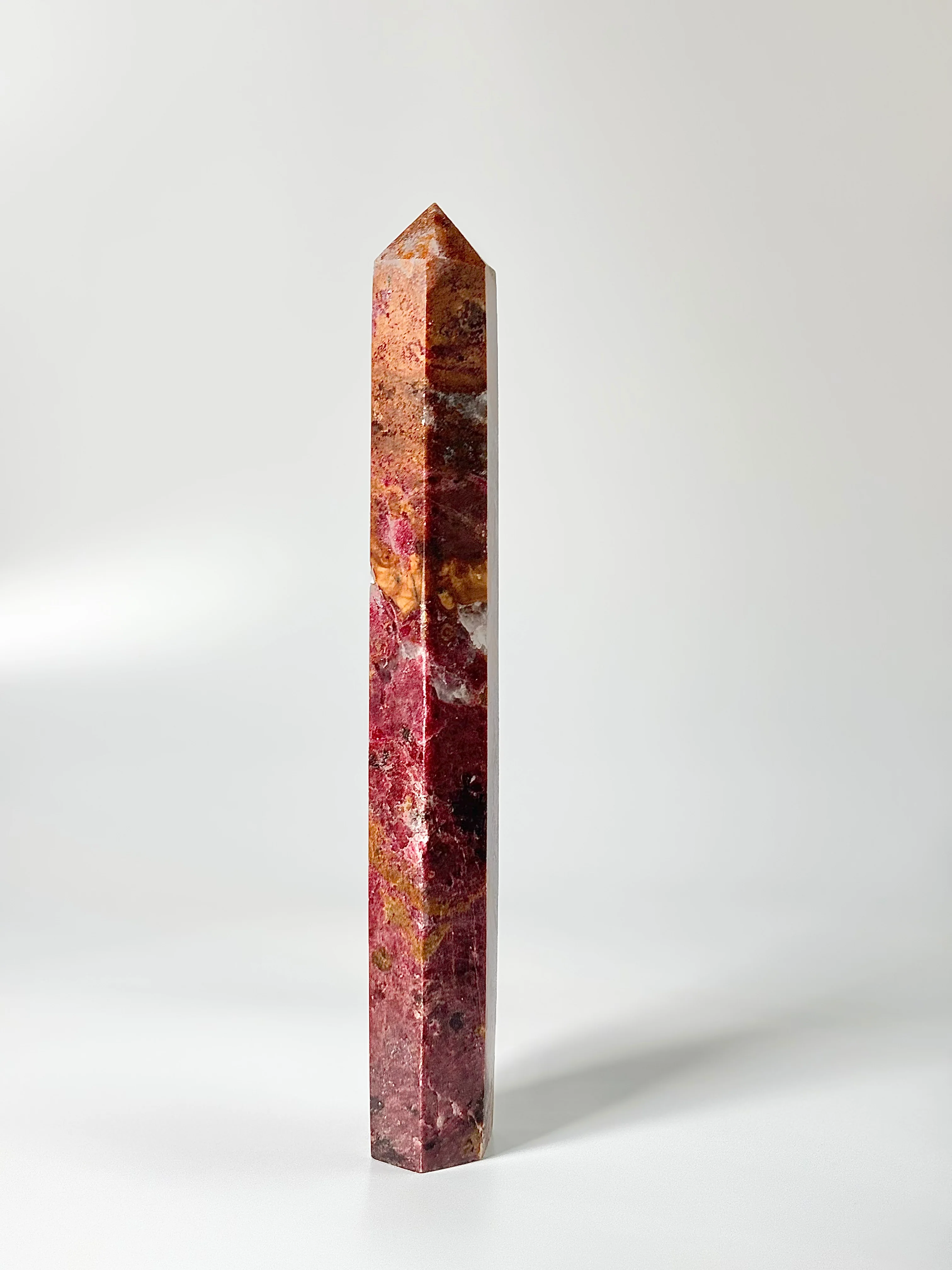 Super Pink Rhodonite Tower 1.4 Kg – Emotional Healing & Heart Alignment - Image 2
