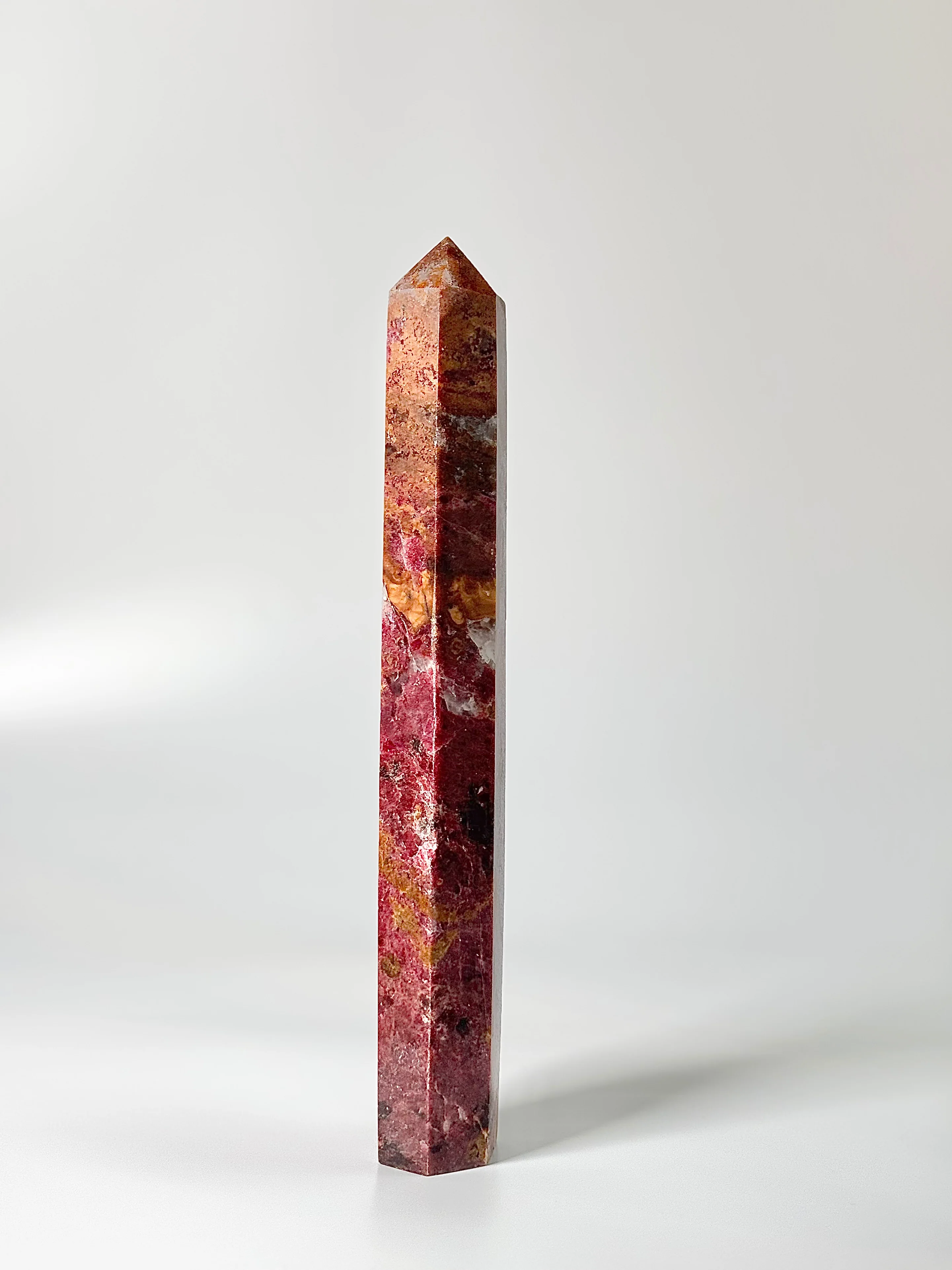 Super Pink Rhodonite Tower 1.4 Kg – Emotional Healing & Heart Alignment - Image 3