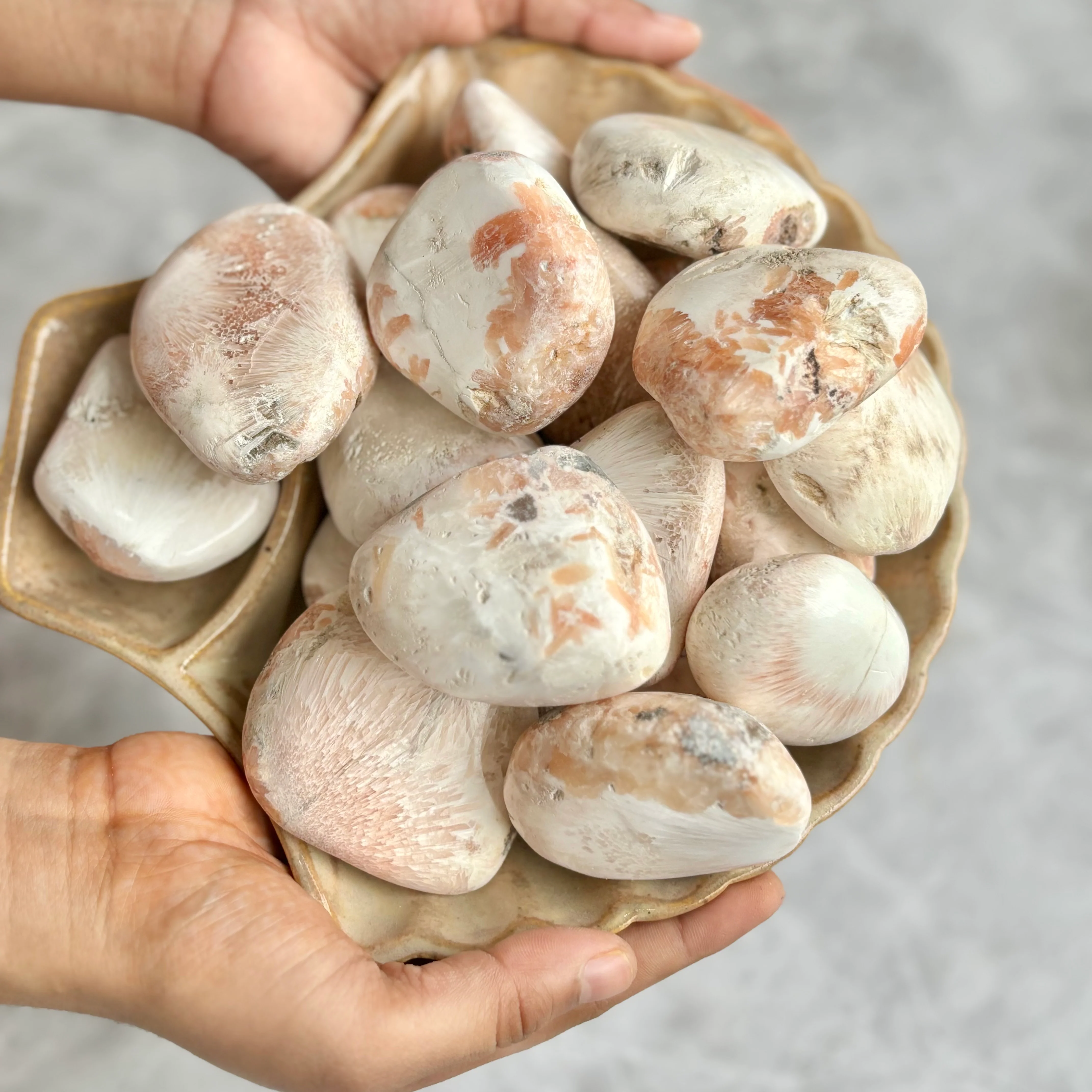 Pink Scolecite Palm Stone | Personal Growth & Spiritual Development - Image 2