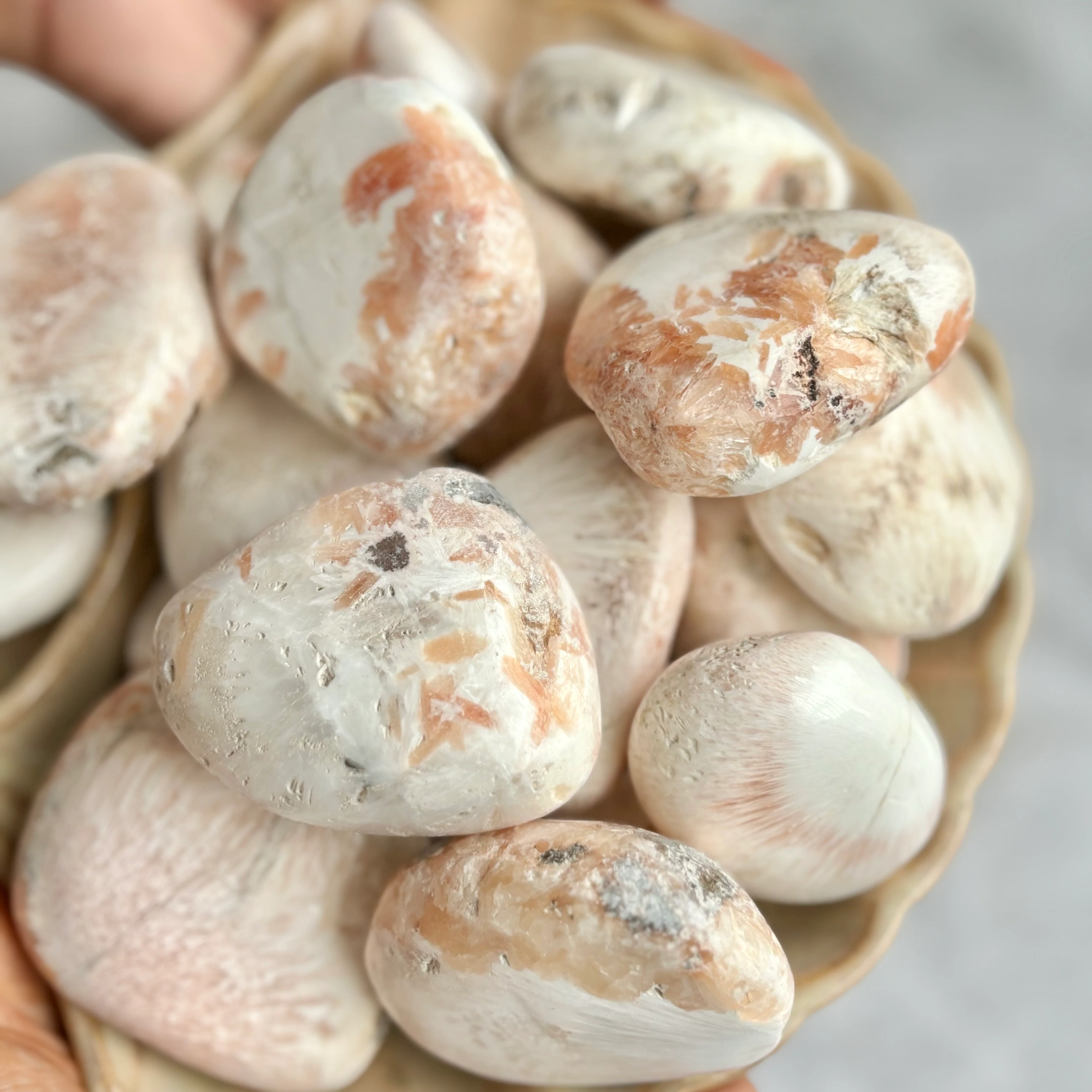 Pink Scolecite Palm Stone | Personal Growth & Spiritual Development - Image 3