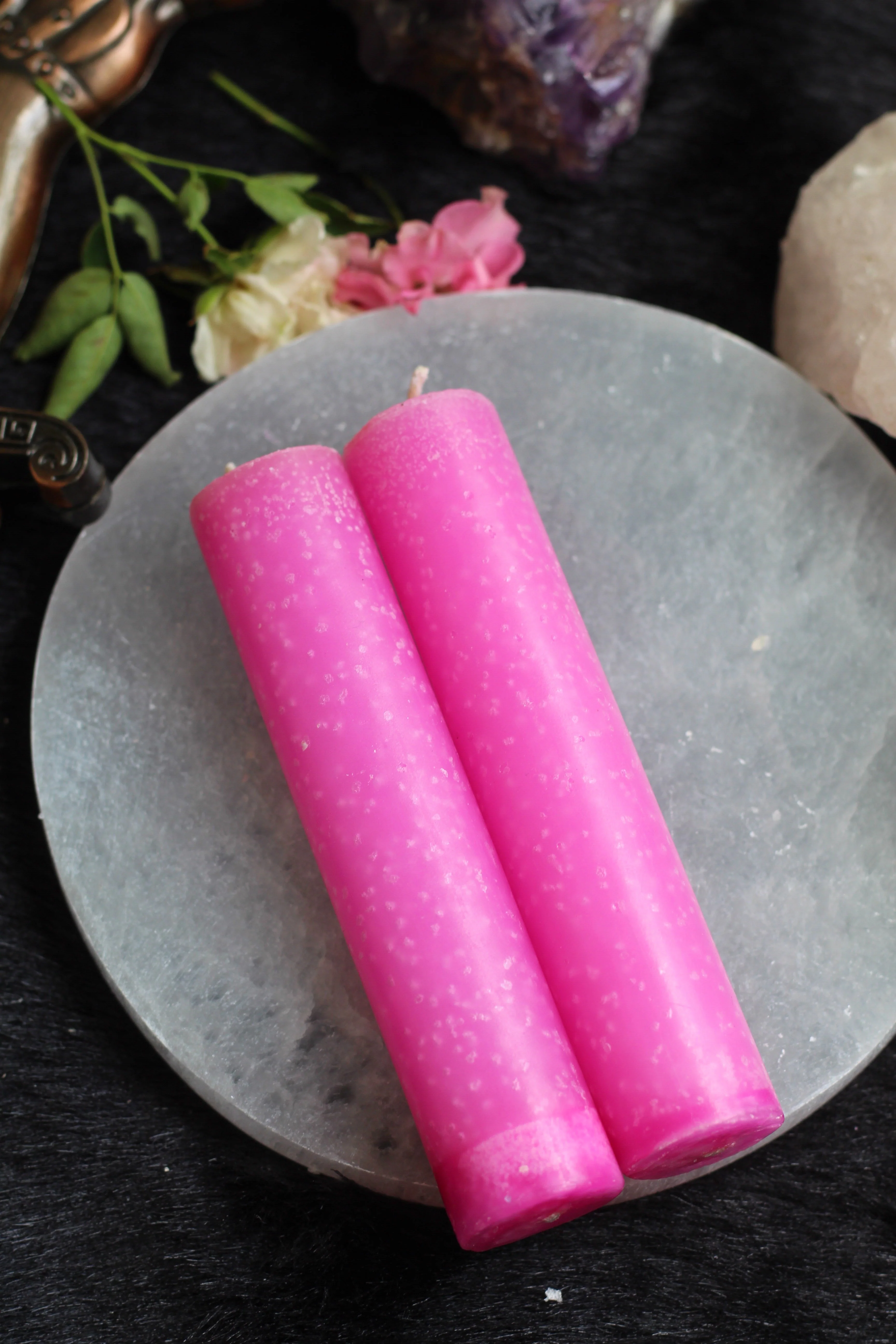 Pink Thick Candle - Image 2