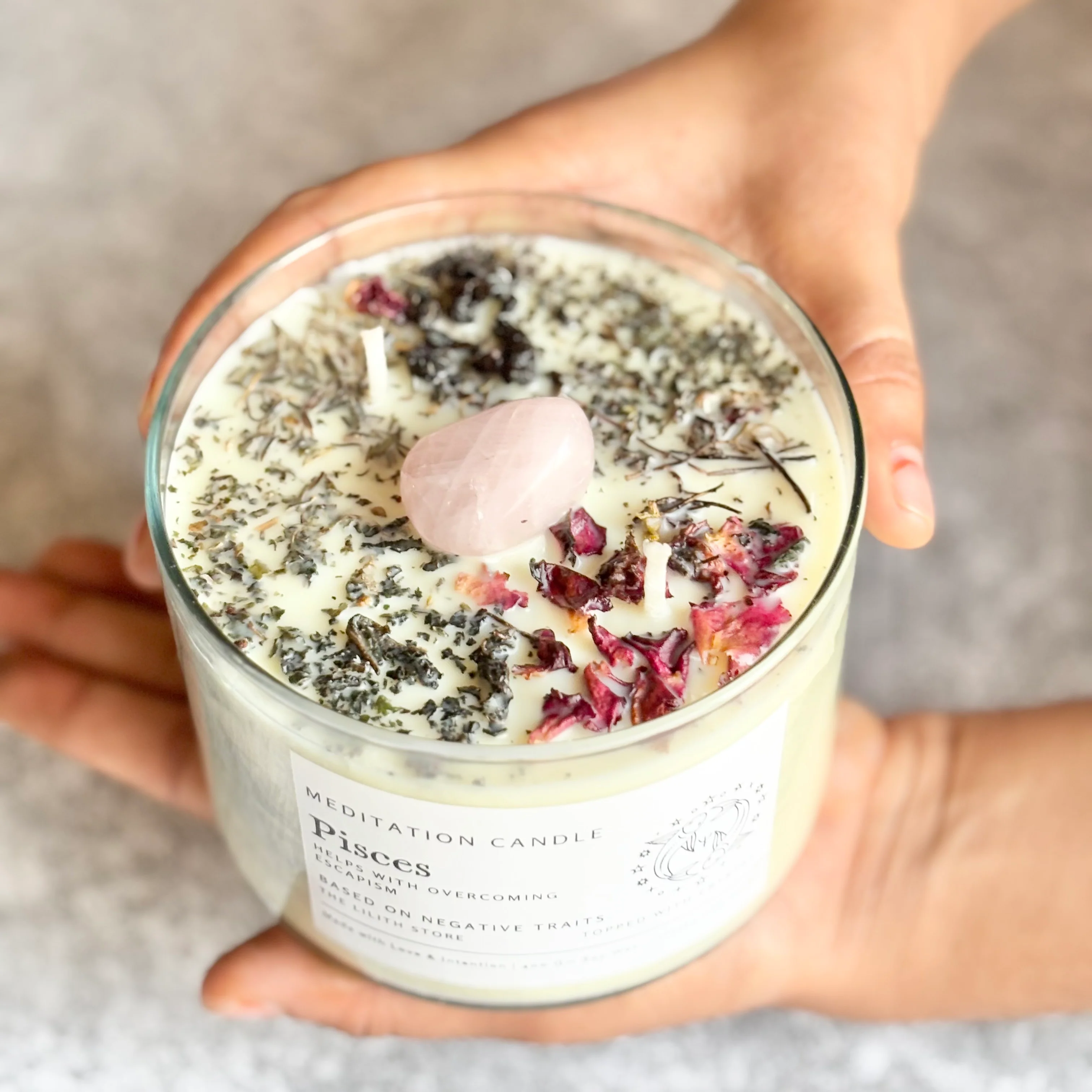 Pisces Zodiac Soy Intention Candle | 400 Gm - Image 4