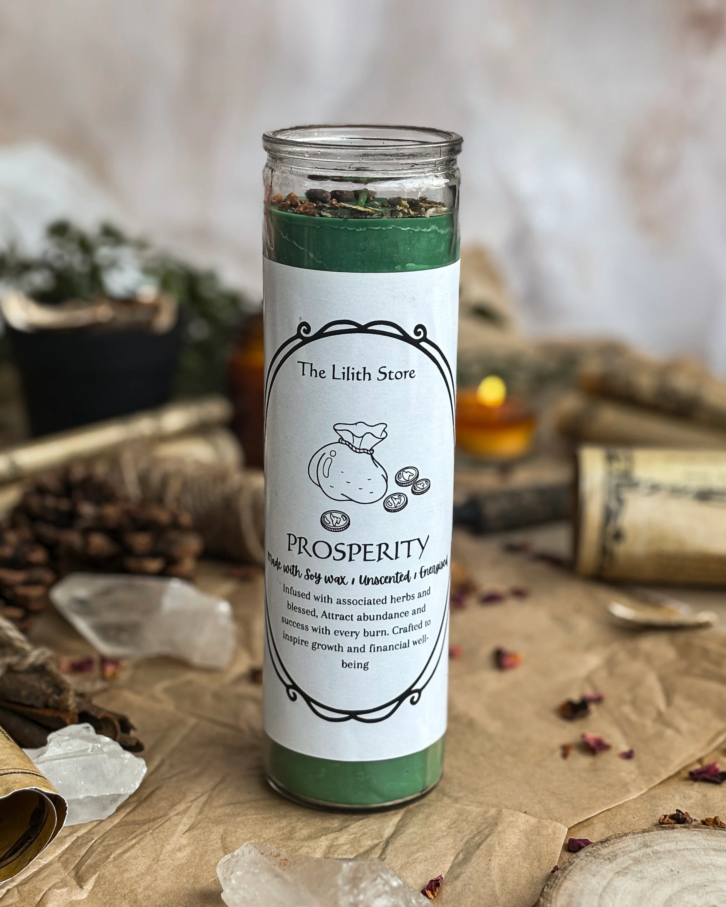 Prosperity Prayer Jar - 7 Day Consecutive Working Candle - Image 6