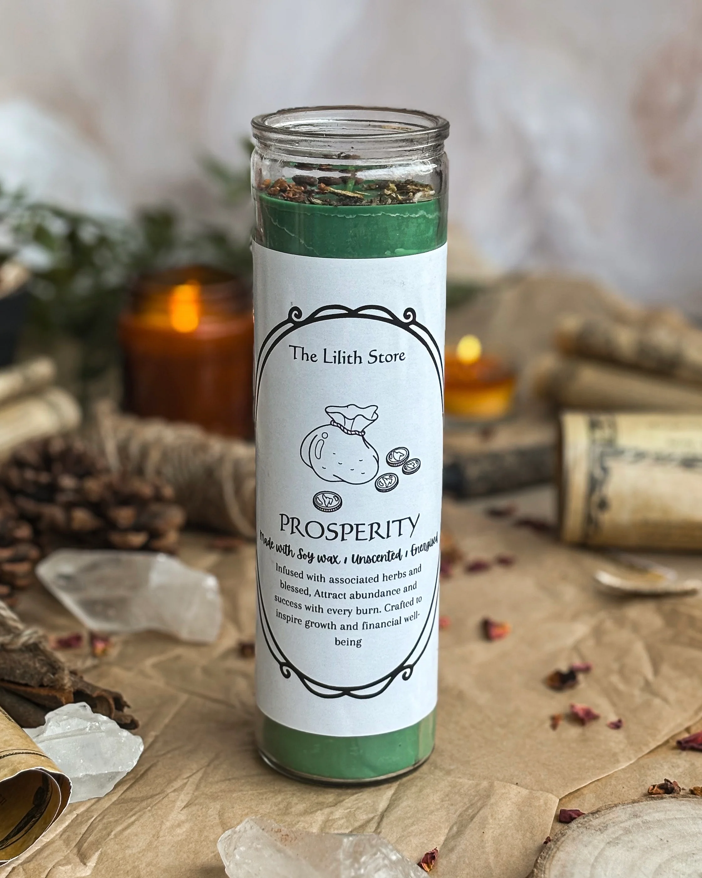 Prosperity Prayer Jar - 7 Day Consecutive Working Candle - Image 8