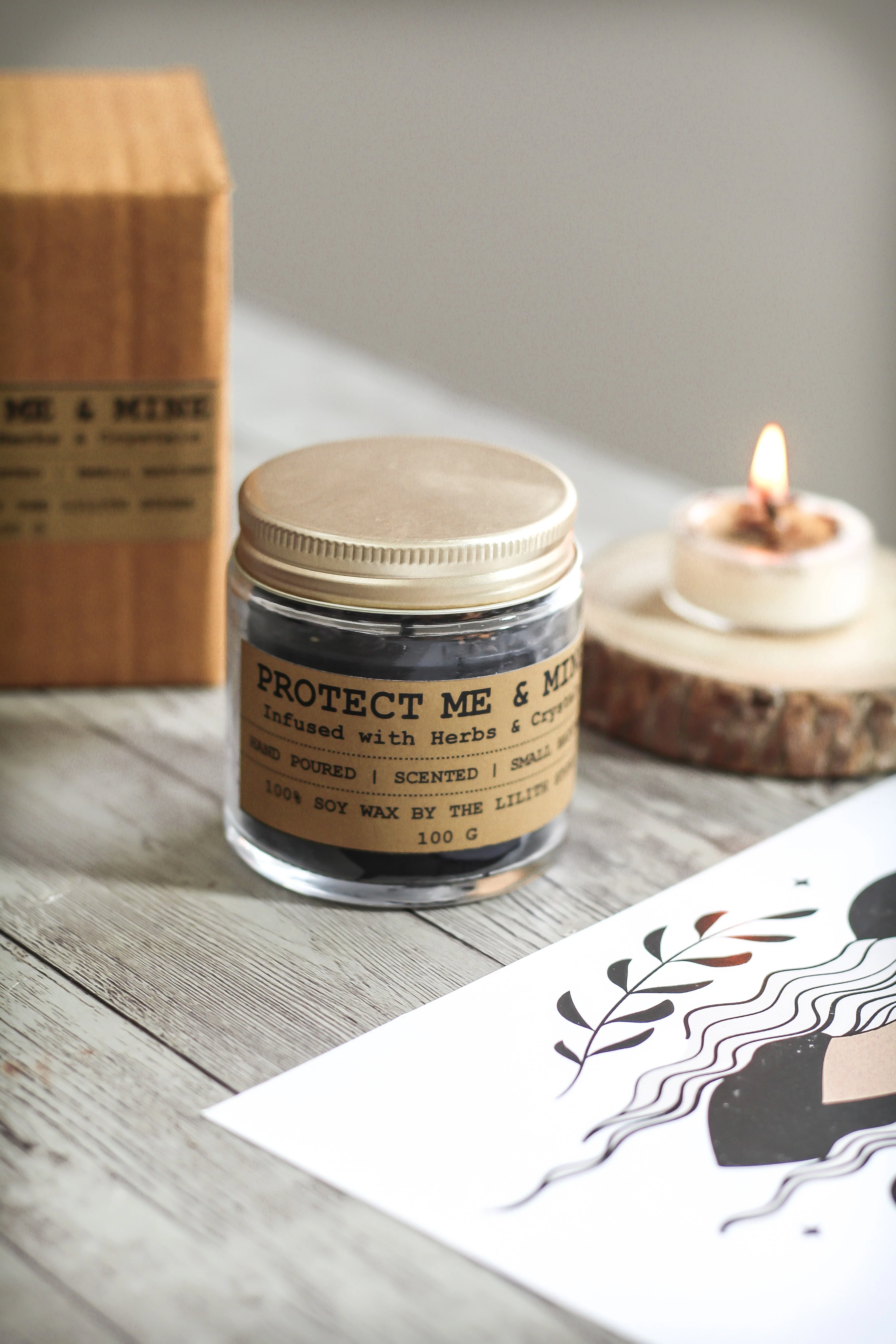 Protect Me & Mine Candle 100 Gm Wax - Image 2