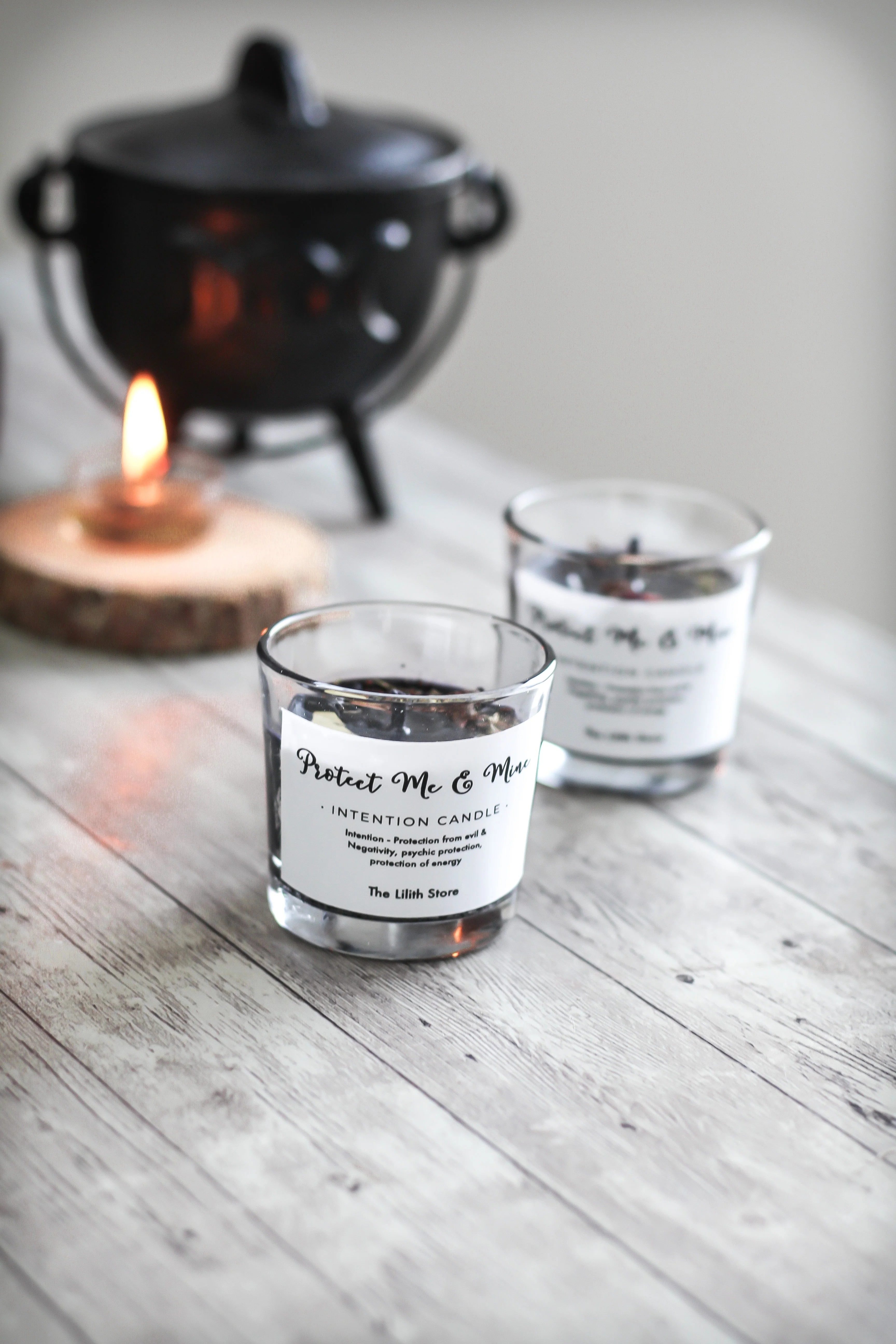 Protect Me & Mine | Intention Candles aka Ritual Candle - Image 2