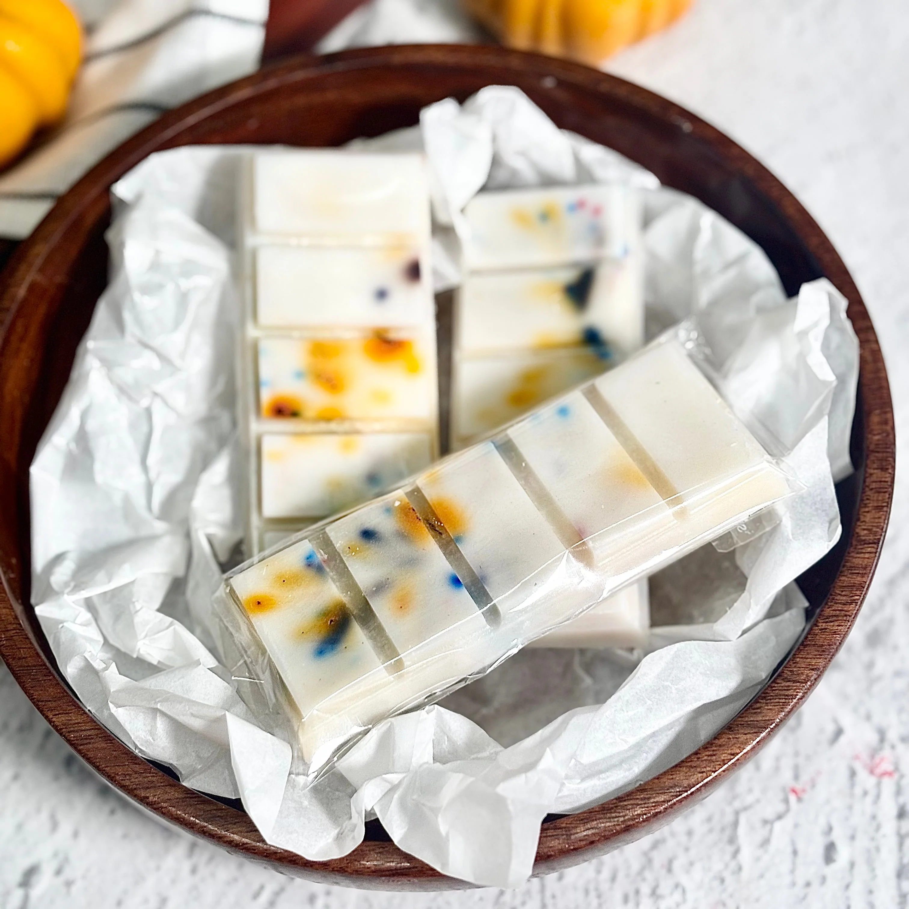 Pumpkin Spice Essential Oil blend infused Wax Melt Snap Bar - Image 4