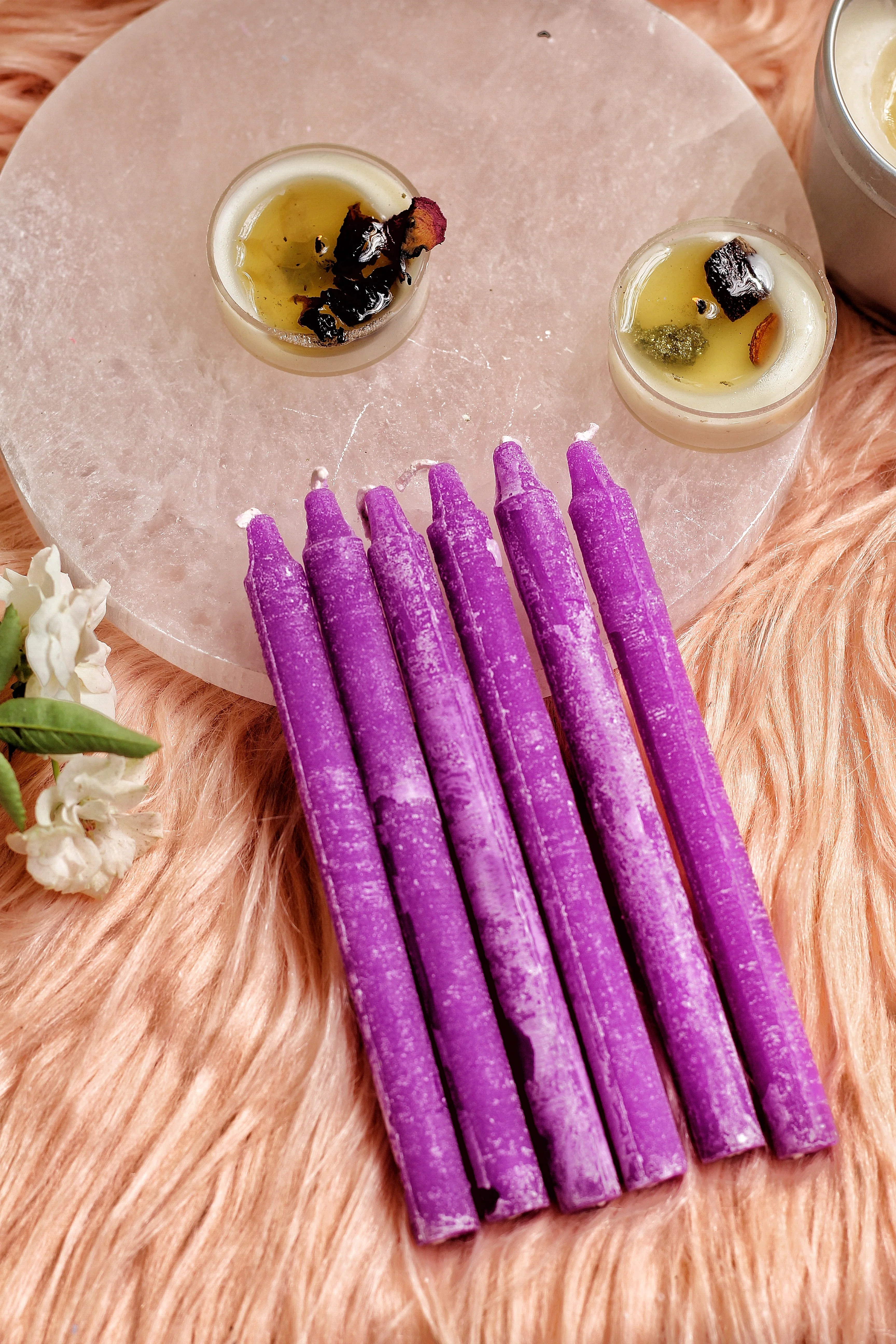 Purple Chime Paraffin Candle| Pencil Candle - Pack of 25 - Image 4