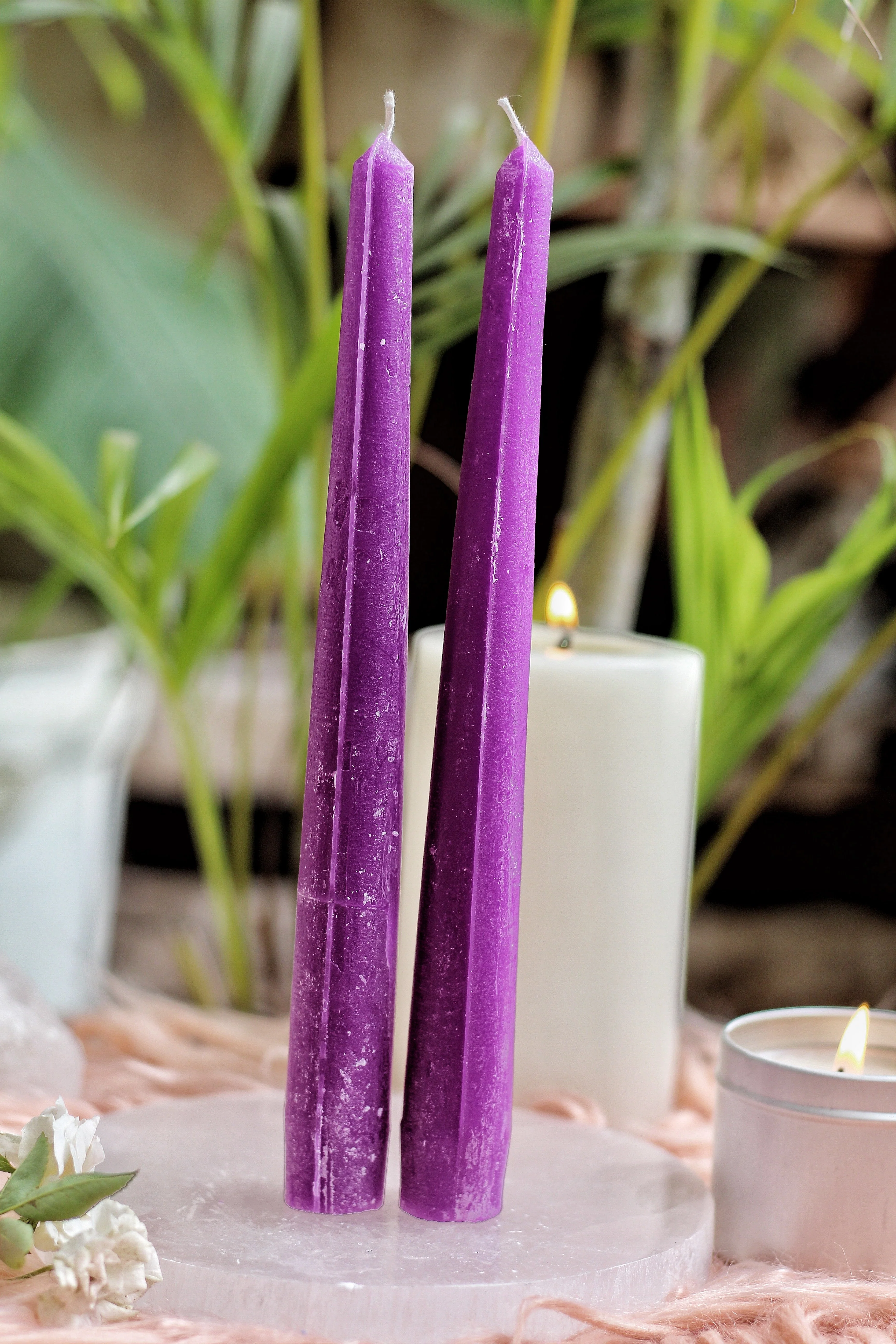 Purple Taper Candle - Set of 5 - Image 6