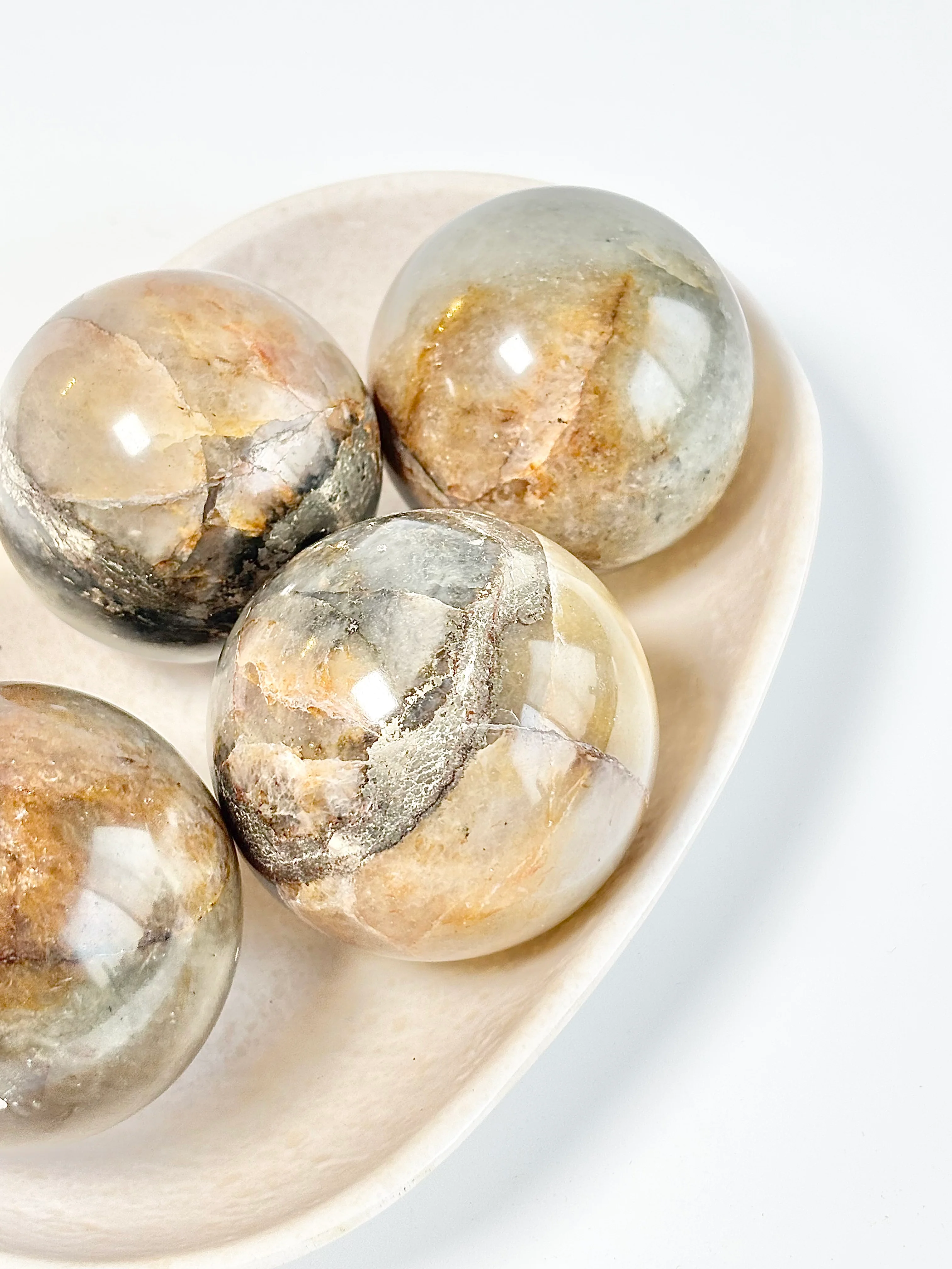 Golden Healer with Pyrite Sphere - Spiritual Growth & Prosperity - Image 2