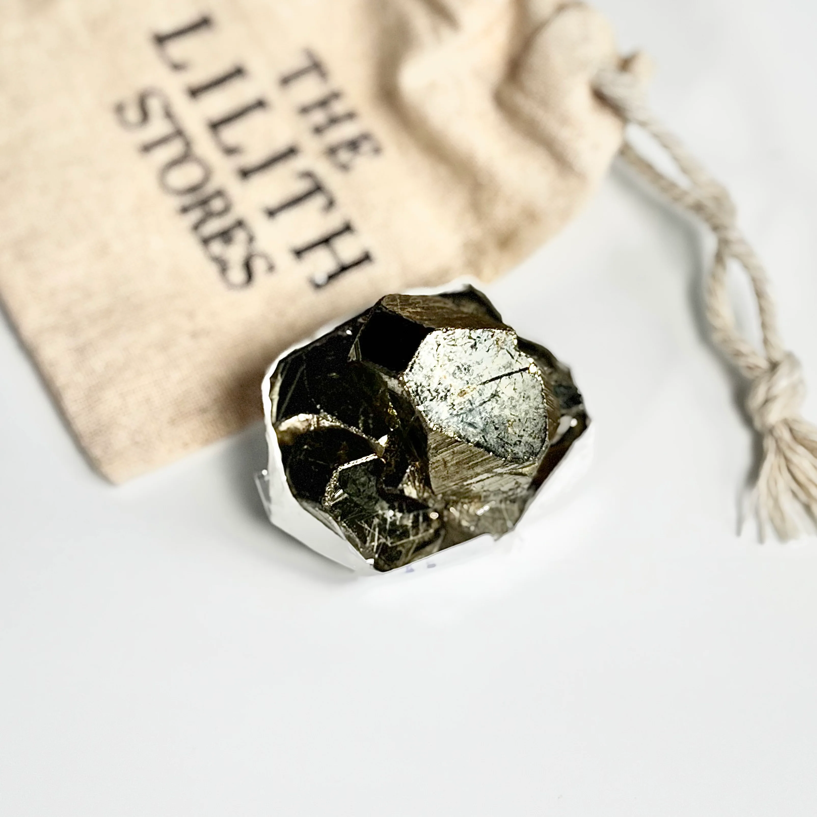 Peruvian Pyrite Cluster – 92g -Golden Brilliance & Striking Presence