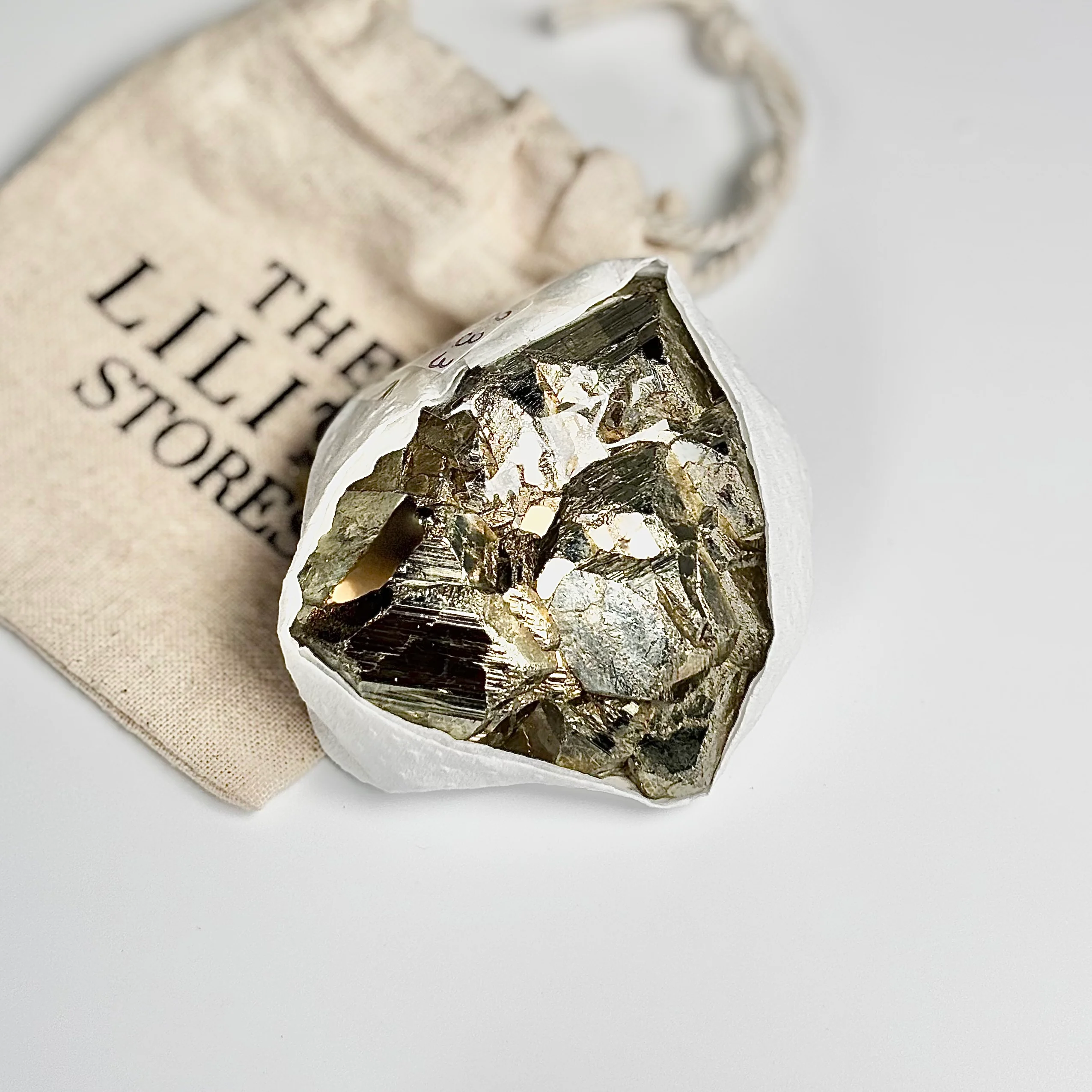Peruvian Pyrite Cluster – 233g -Golden Brilliance & Striking Presence