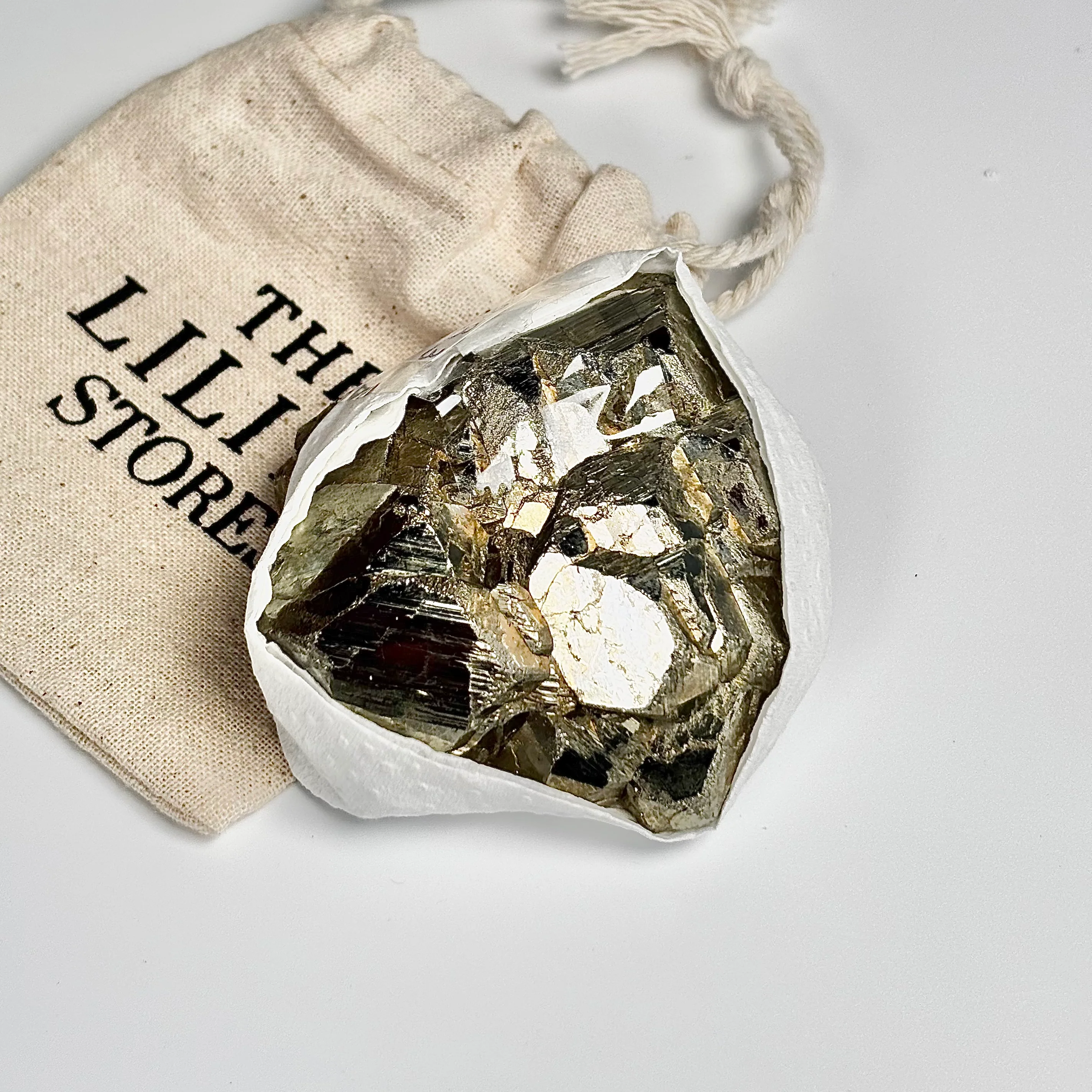 Peruvian Pyrite Cluster – 233g -Golden Brilliance & Striking Presence - Image 2