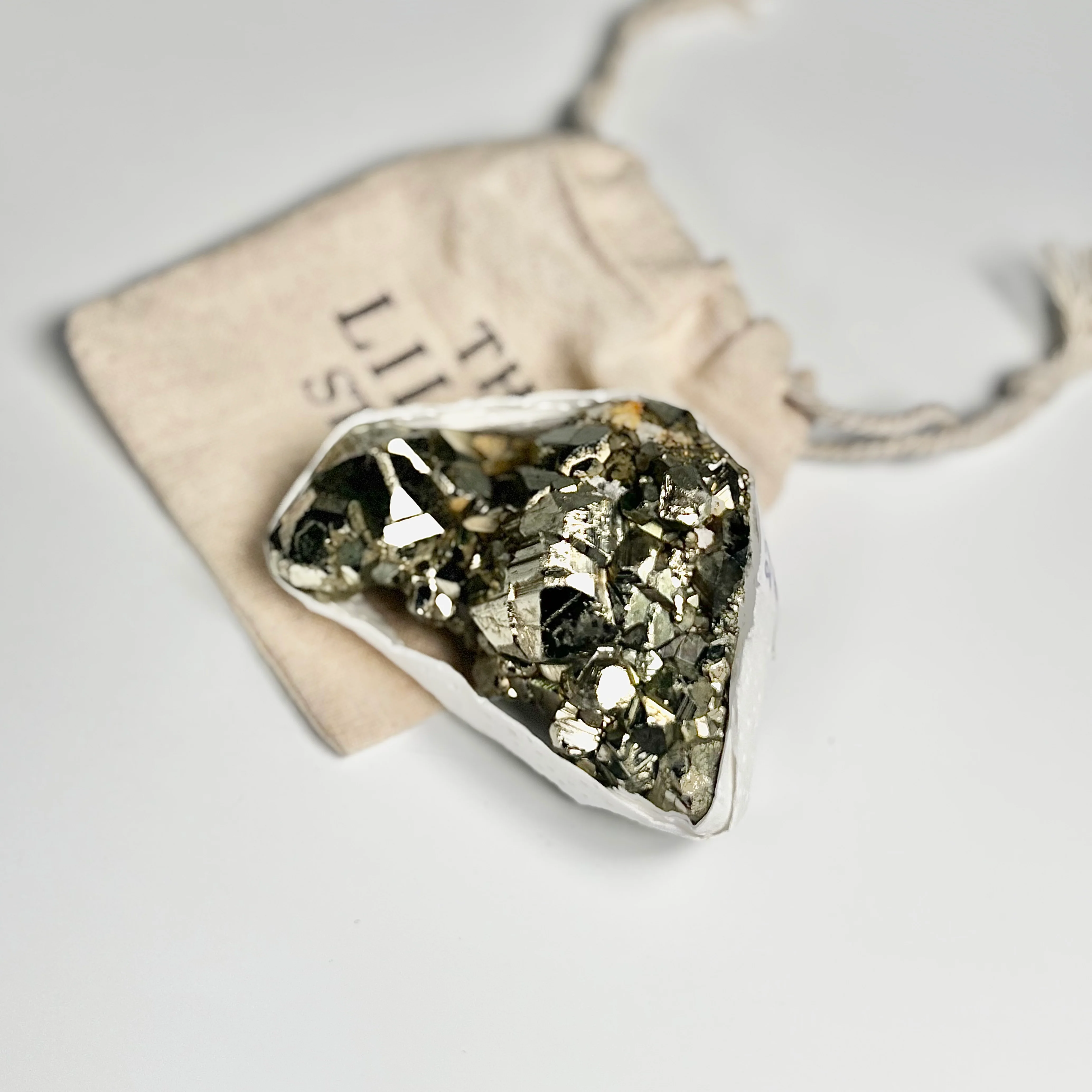 Peruvian Pyrite Cluster – 229g -Golden Brilliance & Striking Presence - Image 2