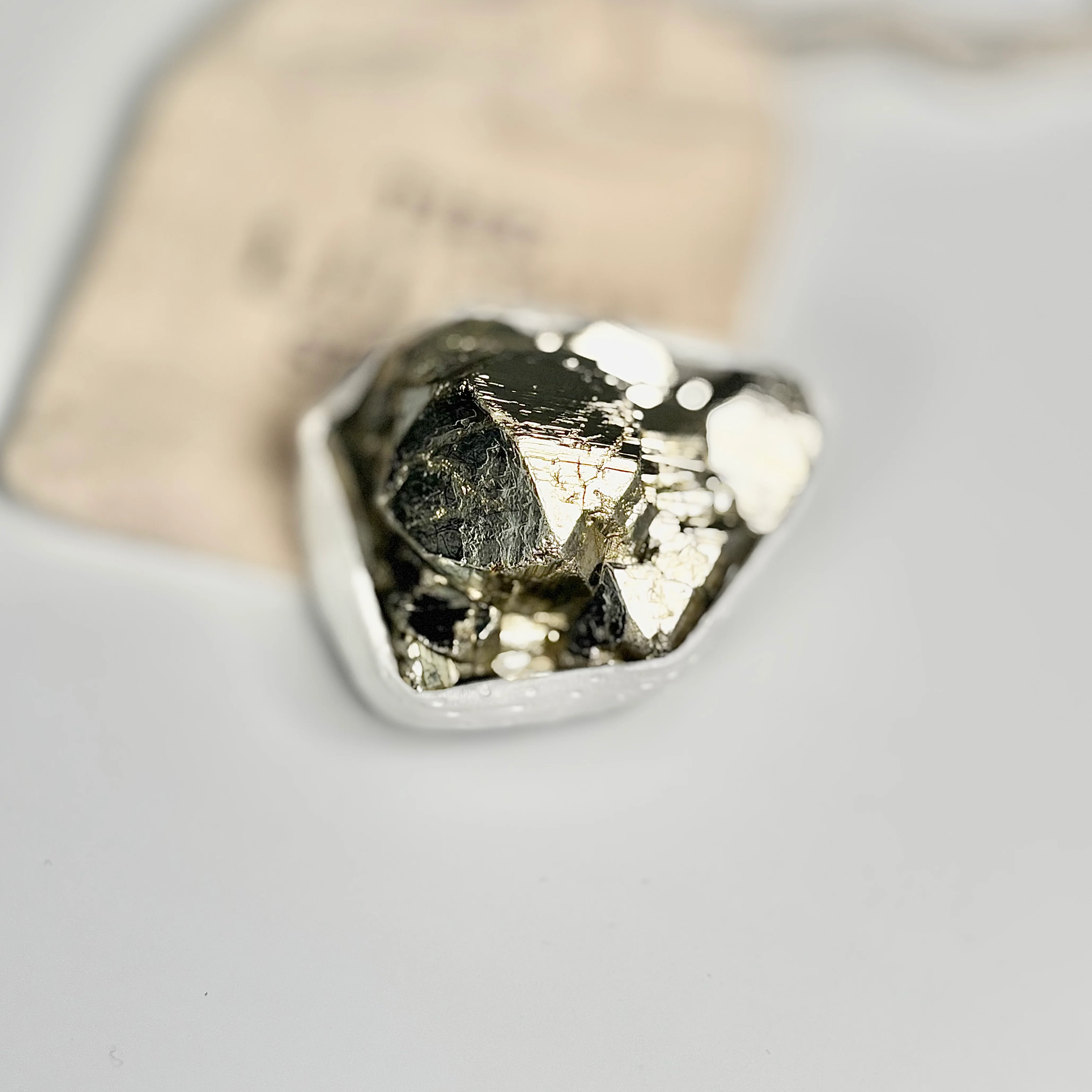 Peruvian Pyrite Cluster – 174 -Golden Brilliance & Striking Presence - Image 2