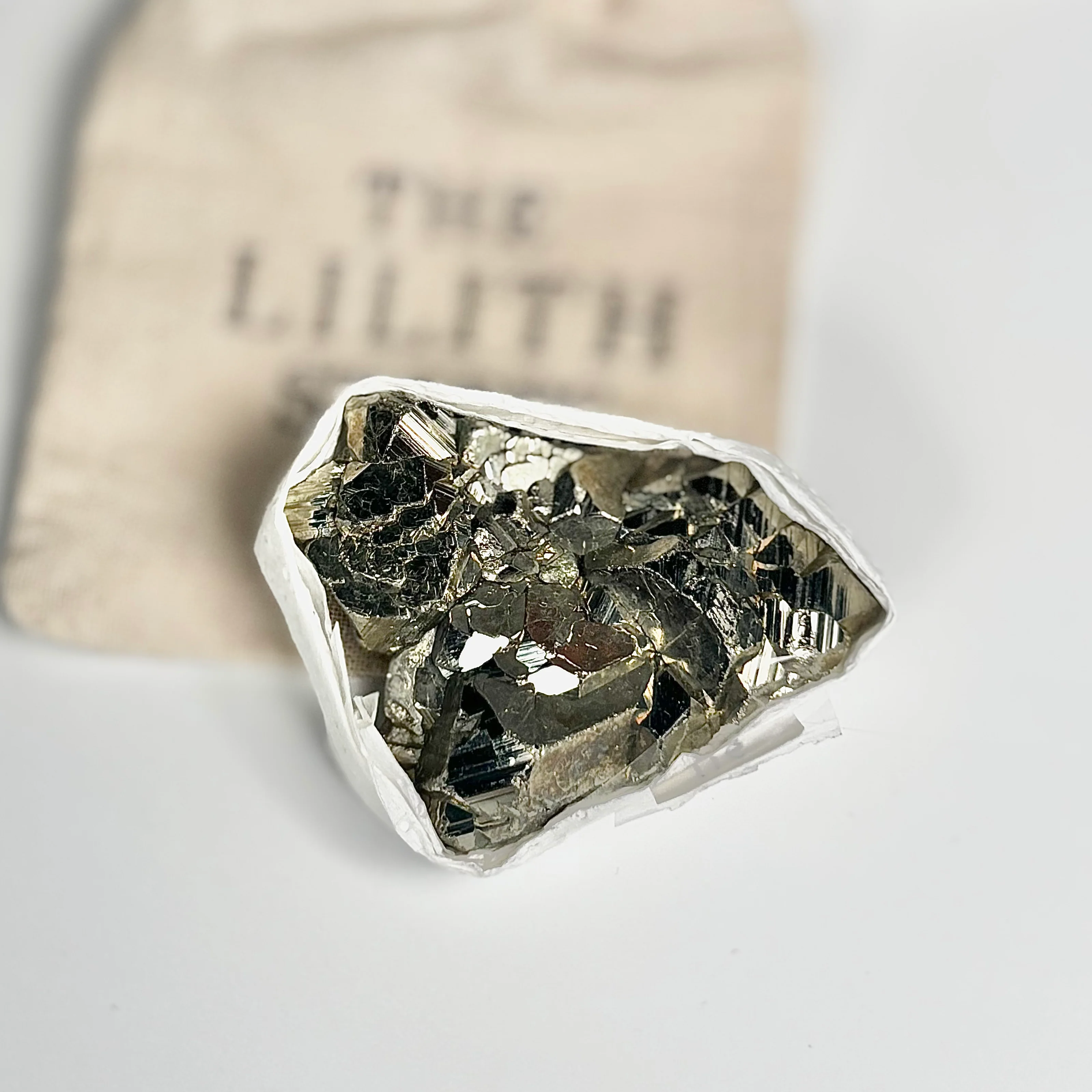 Peruvian Pyrite Cluster – 116g -Golden Brilliance & Striking Presence - Image 2