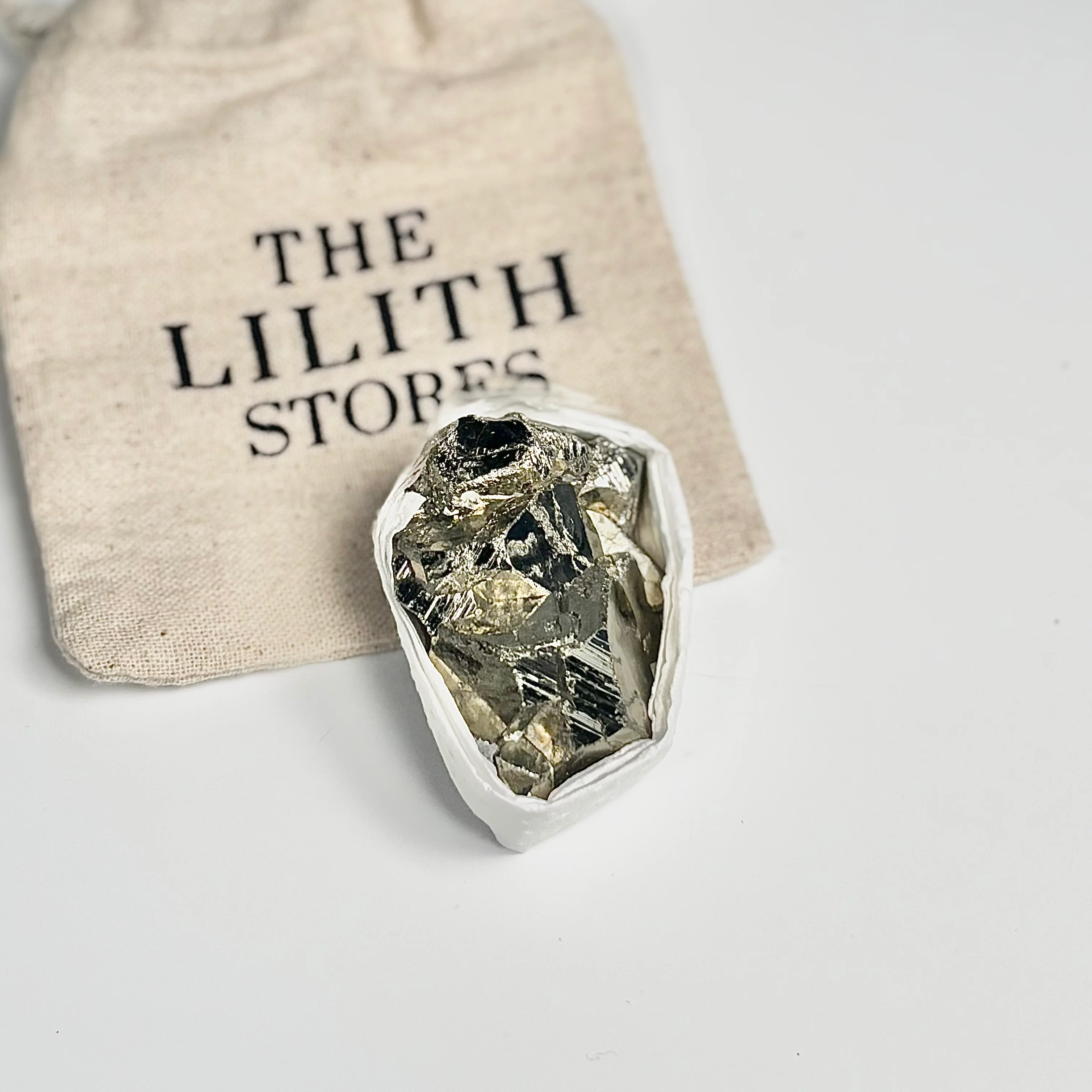 Peruvian Pyrite Cluster – 77g -Golden Brilliance & Striking Presence